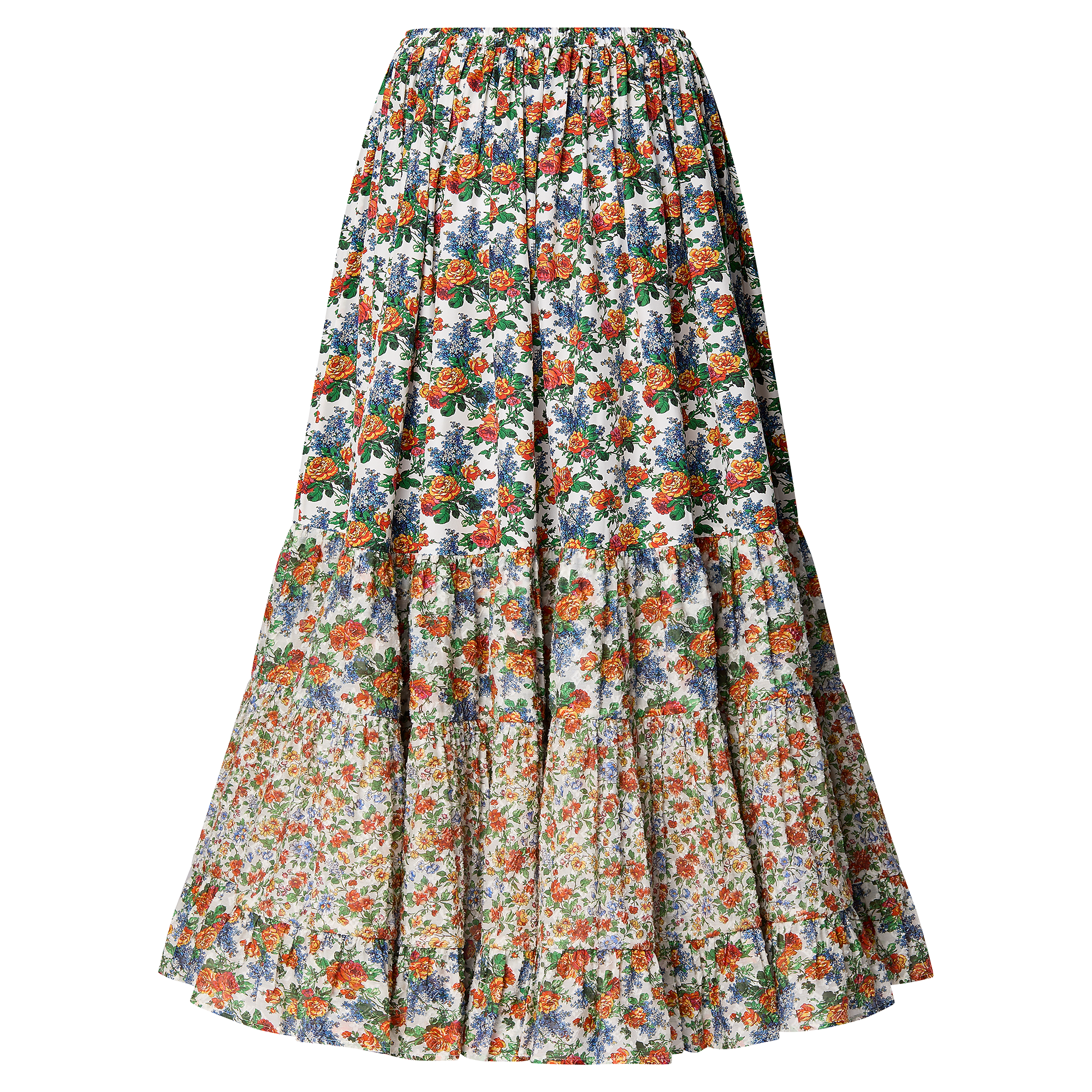 アブストラクトインサートプリーツスカート - 画像 (3)