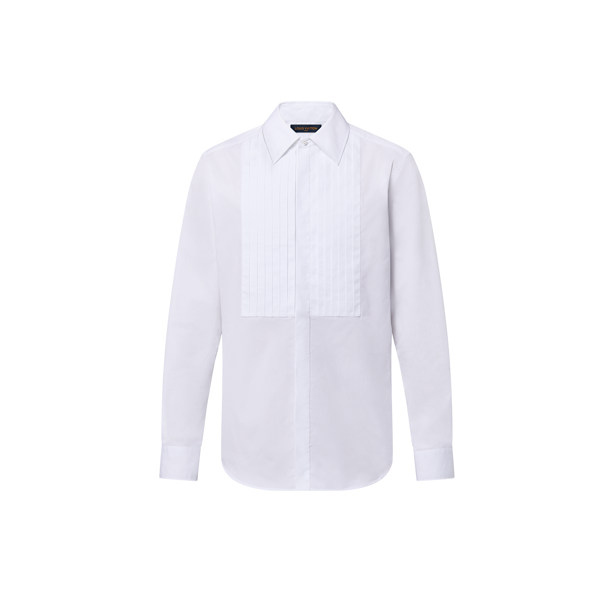 ビブフロントコットンイブニングシャツ