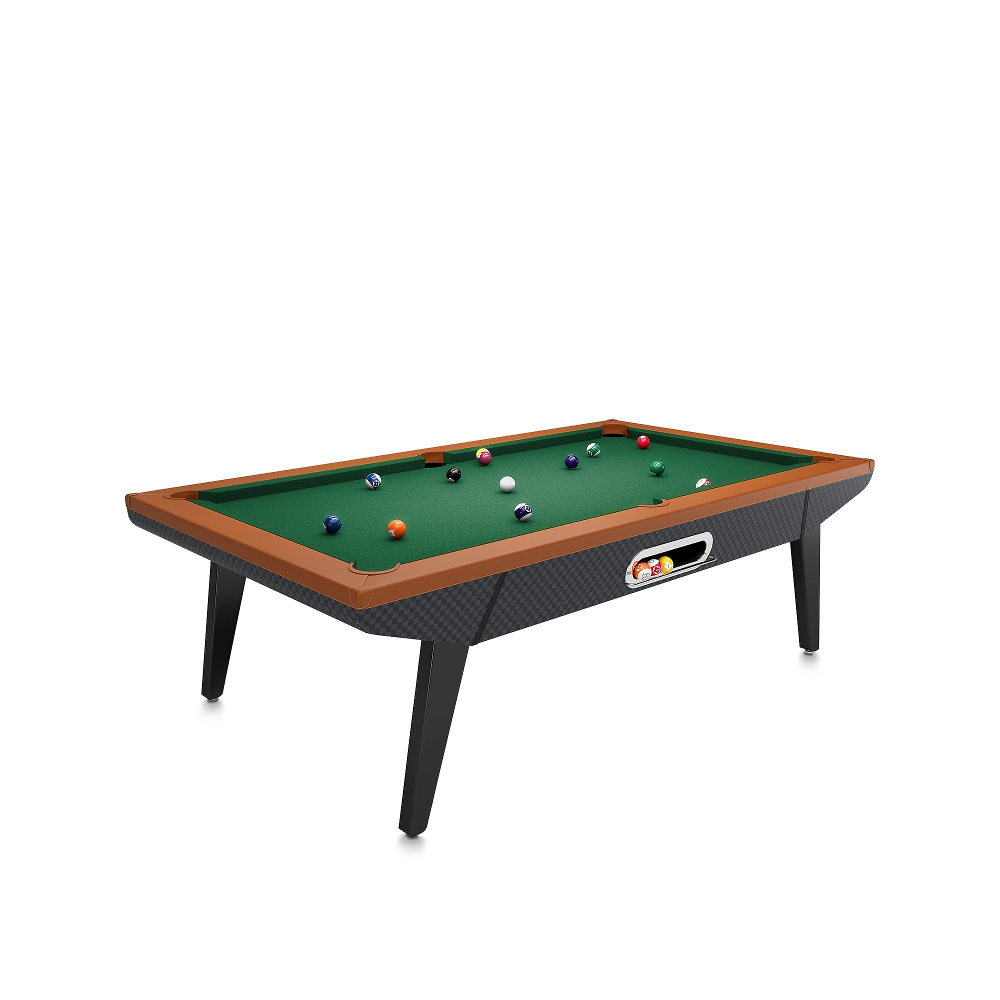 Billiard Damier Graphite MM