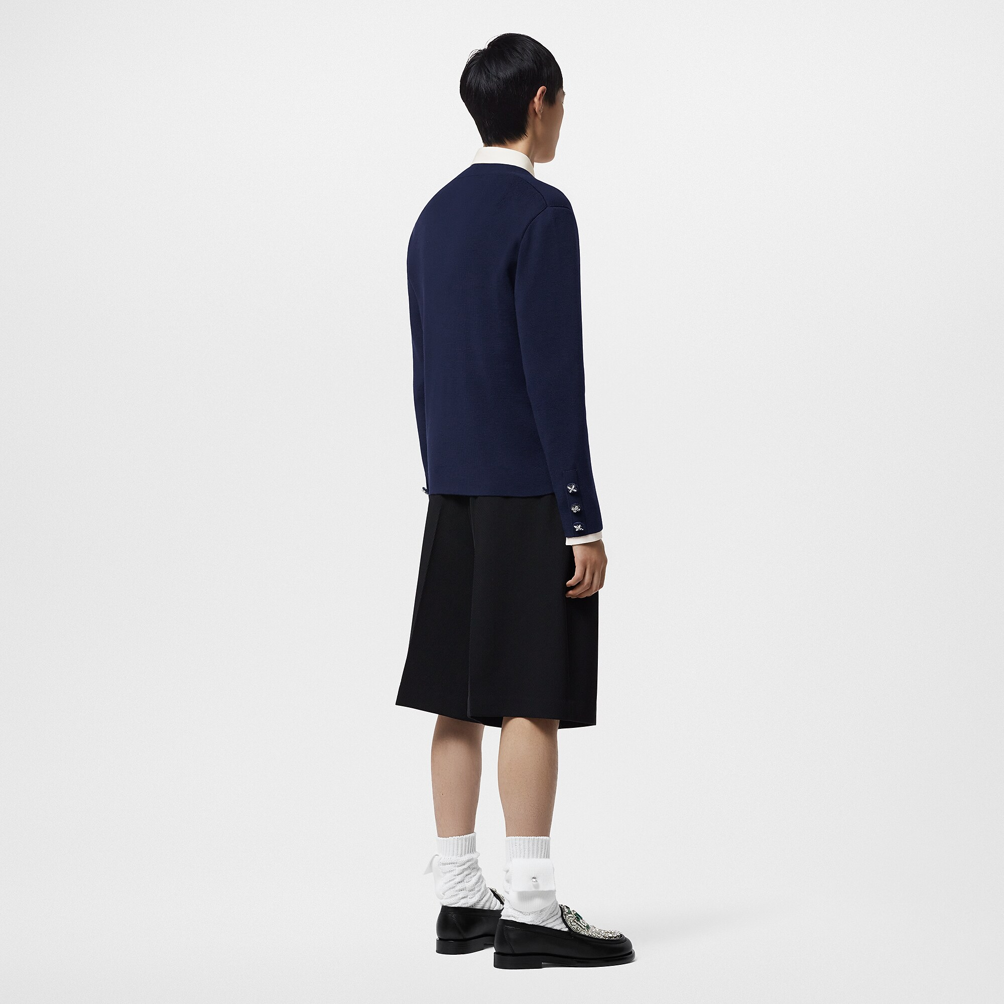 カーディガンウィズジュエルボタン - 画像 (5)