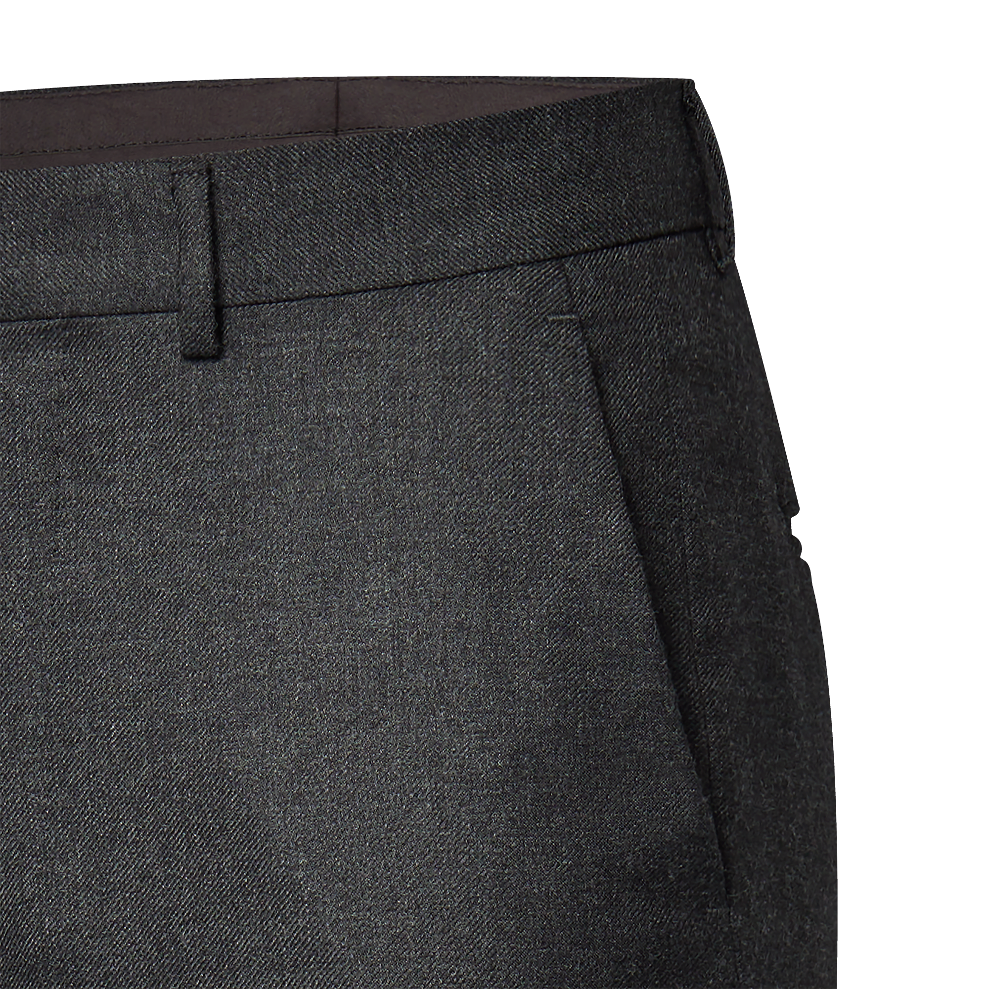 カシミヤアンドウールブレンドシガレットパンツ - 画像 (2)