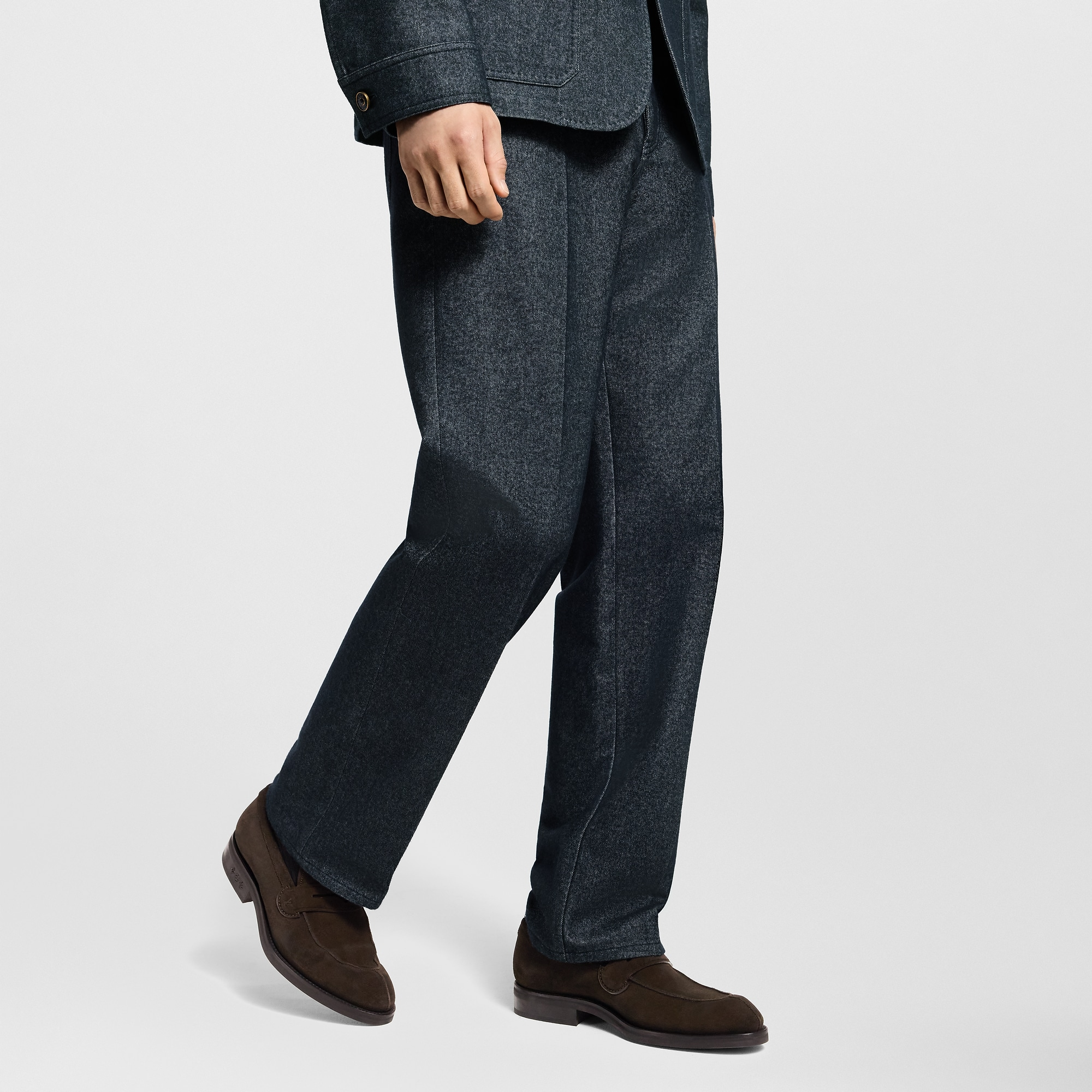 カシミヤブレンド フォーマルデニムパンツ - 画像 (5)