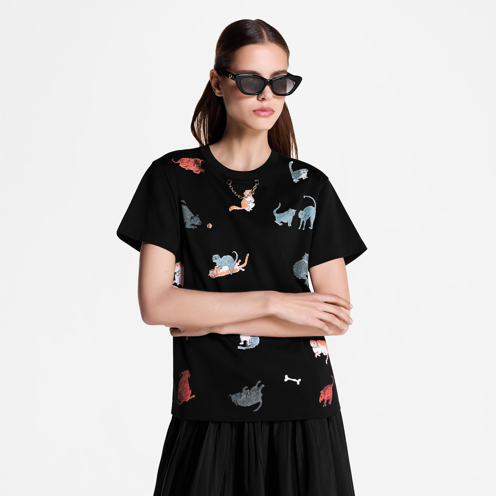 キャット アンド ドッグ Tシャツ - 画像 (5)