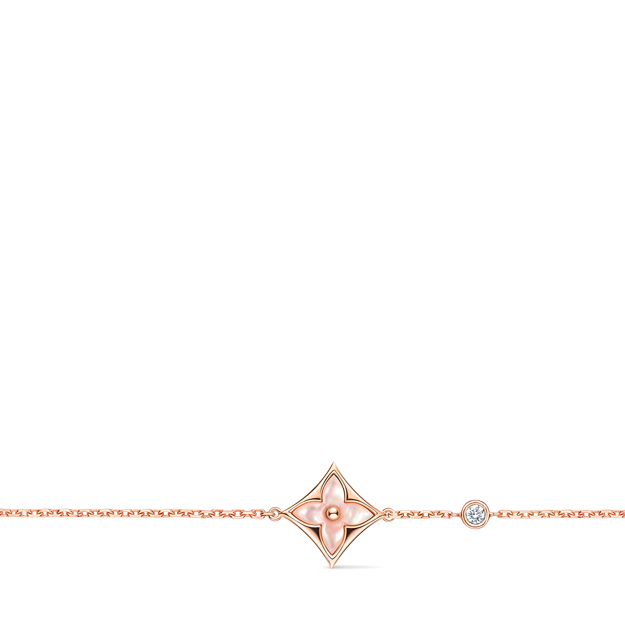 ブレスレット スター ブロッサム BB(ピンクゴールド×ピンク マザー・オブ・パール×ダイヤモンド) - 画像 (2)