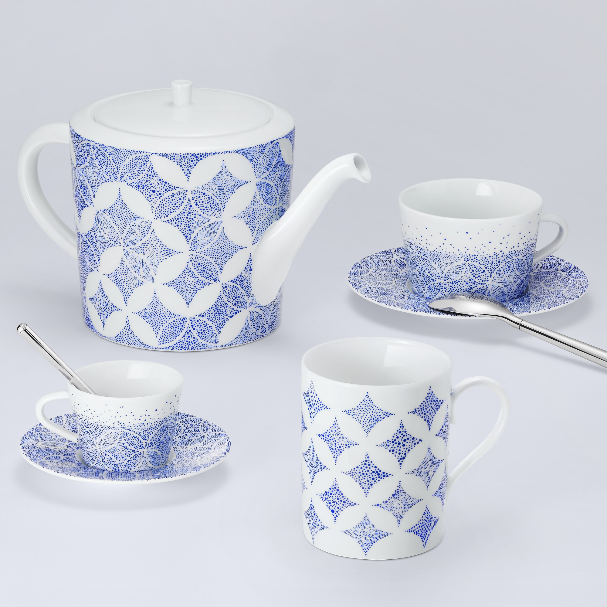 Constellation Set of 2 Coffee Cups and Saucers - 画像 (5)