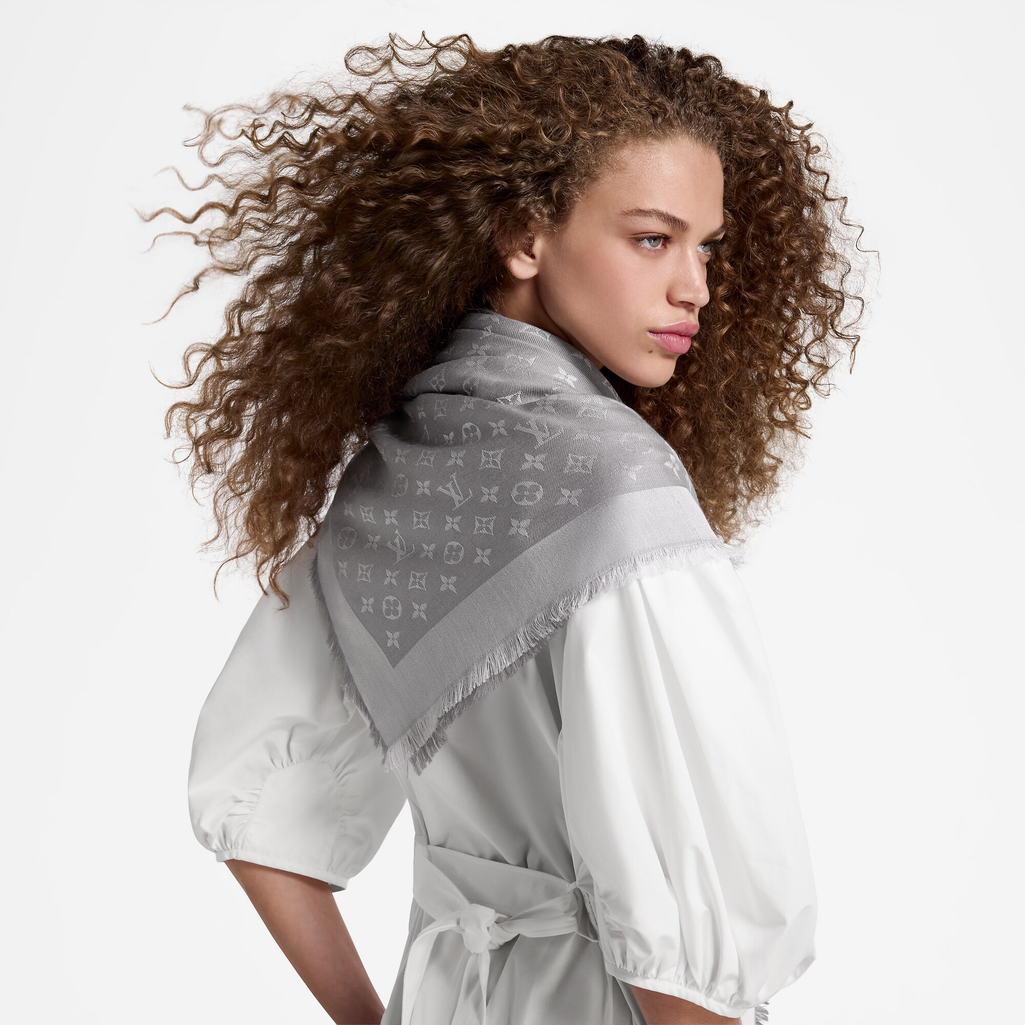 ショール・モノグラム デニム - 画像 (5)