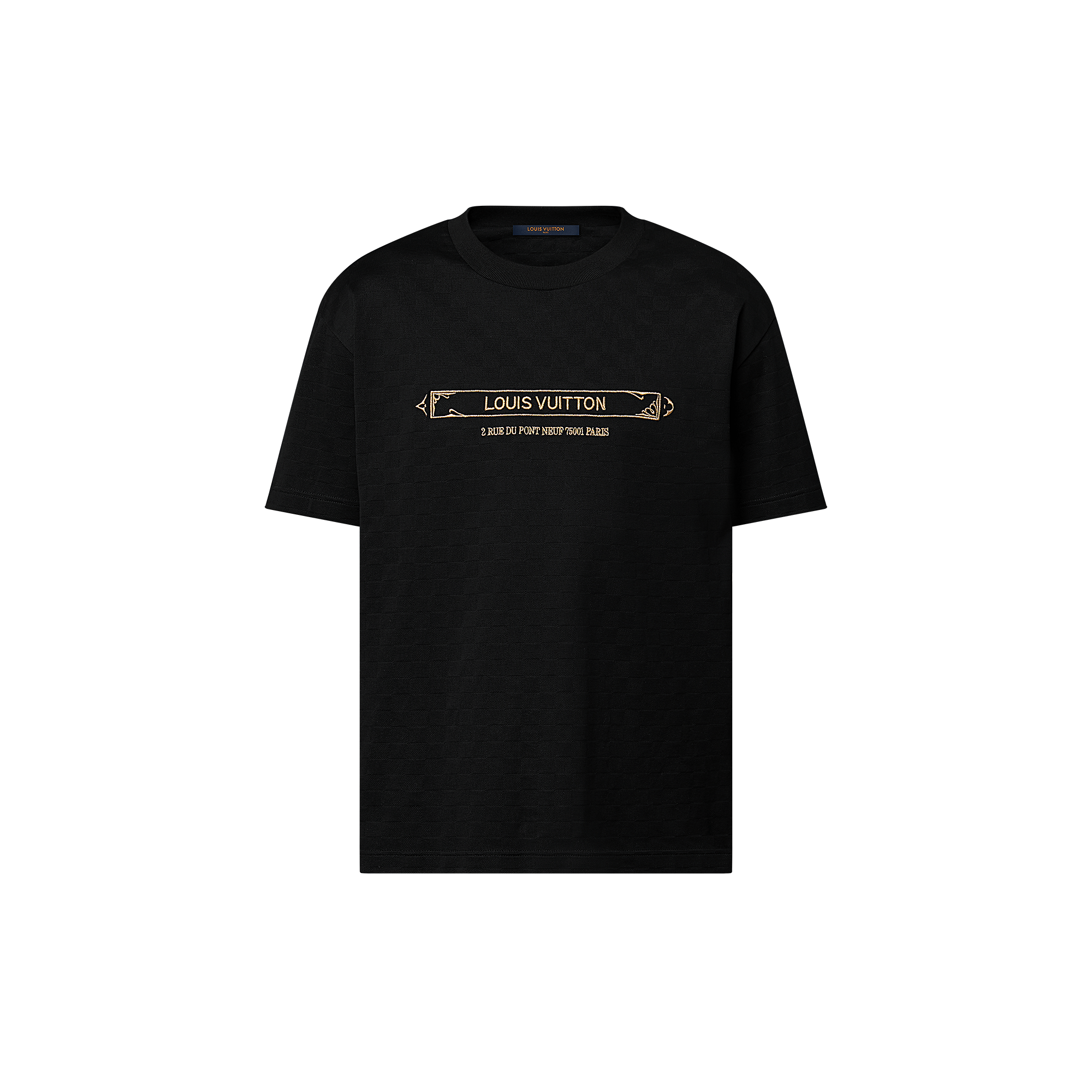 エンベリッシュド ダミエ ピケTシャツ - 画像 (2)