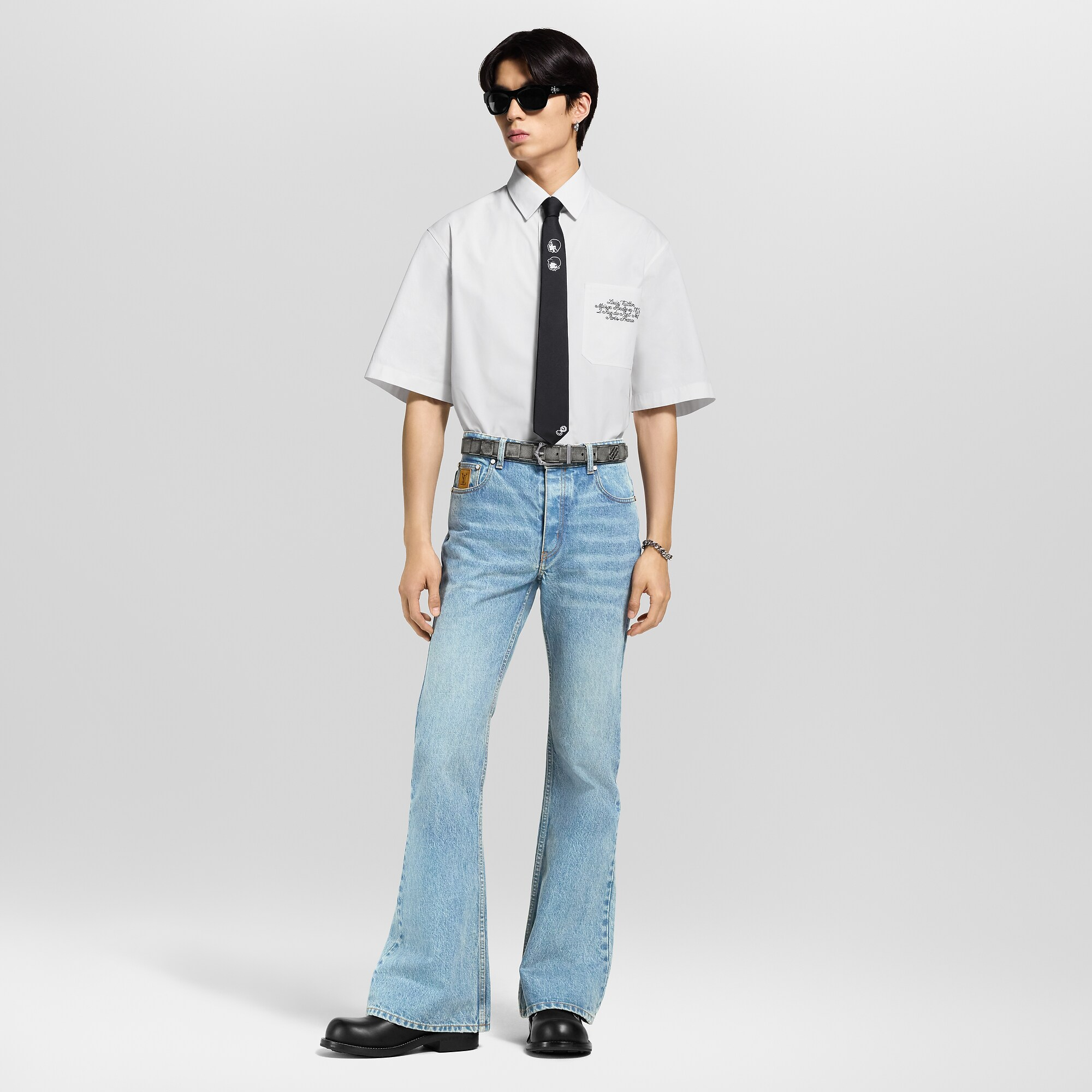 エンベリッシュド ショートスリーブシャツ
