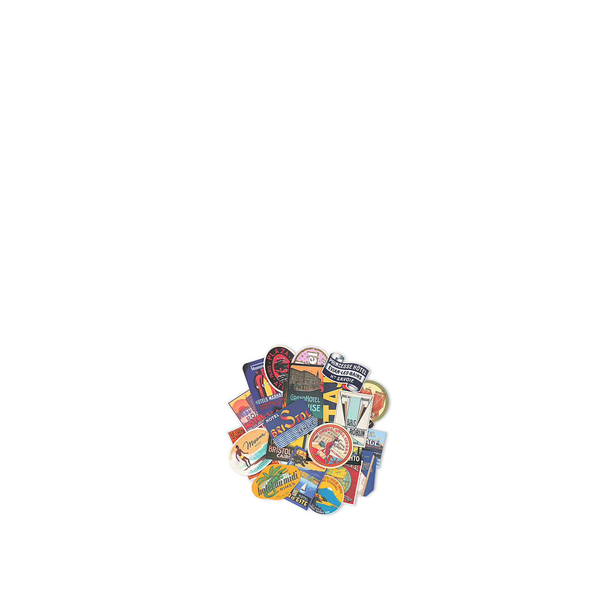 30 ポストカード ホテル ラベル3 - 画像 (3)