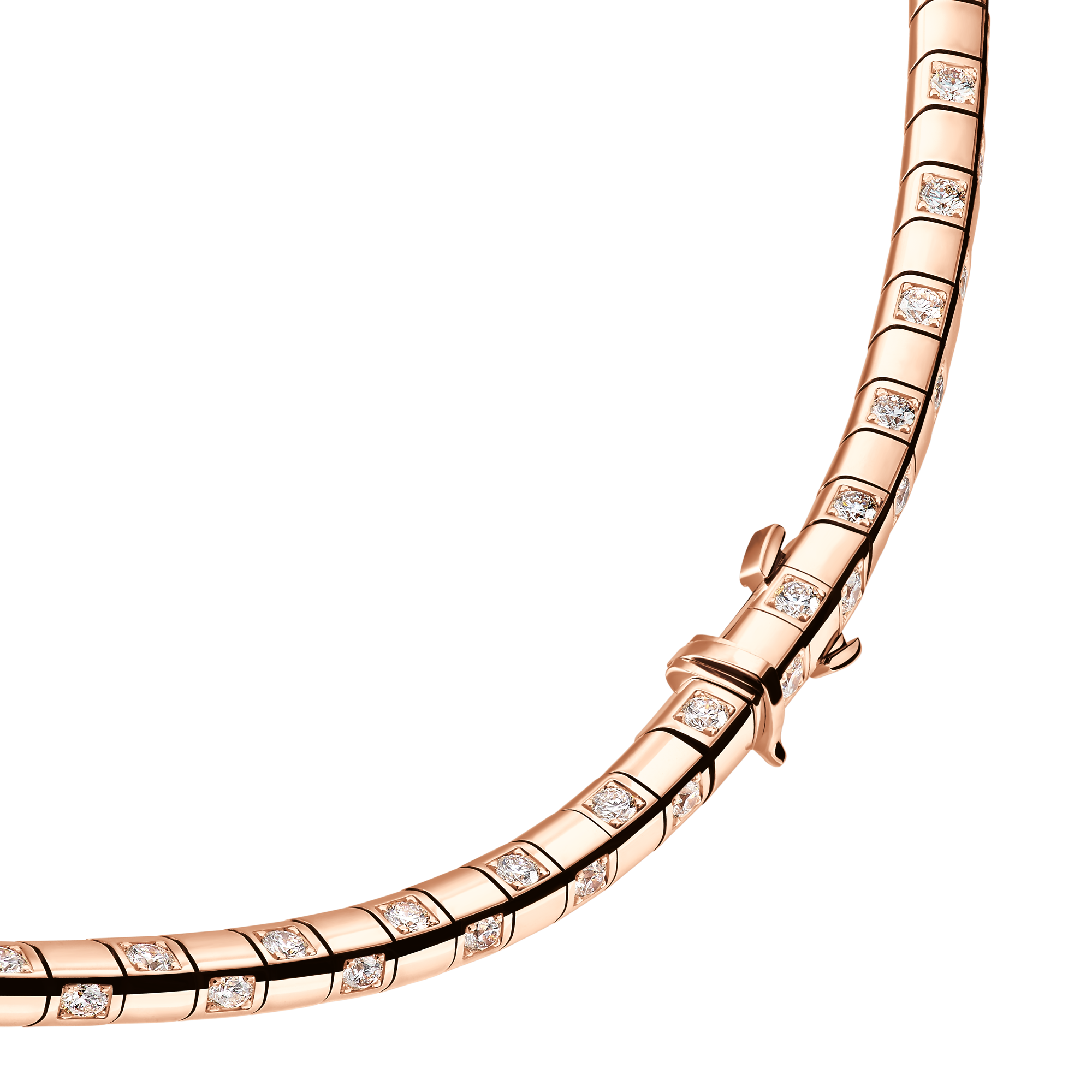 ネックレス ル ダミエ ドゥ ルイ・ヴィトン 3.5mm (ピンクゴールド×ダイヤモンド) - 画像 (3)