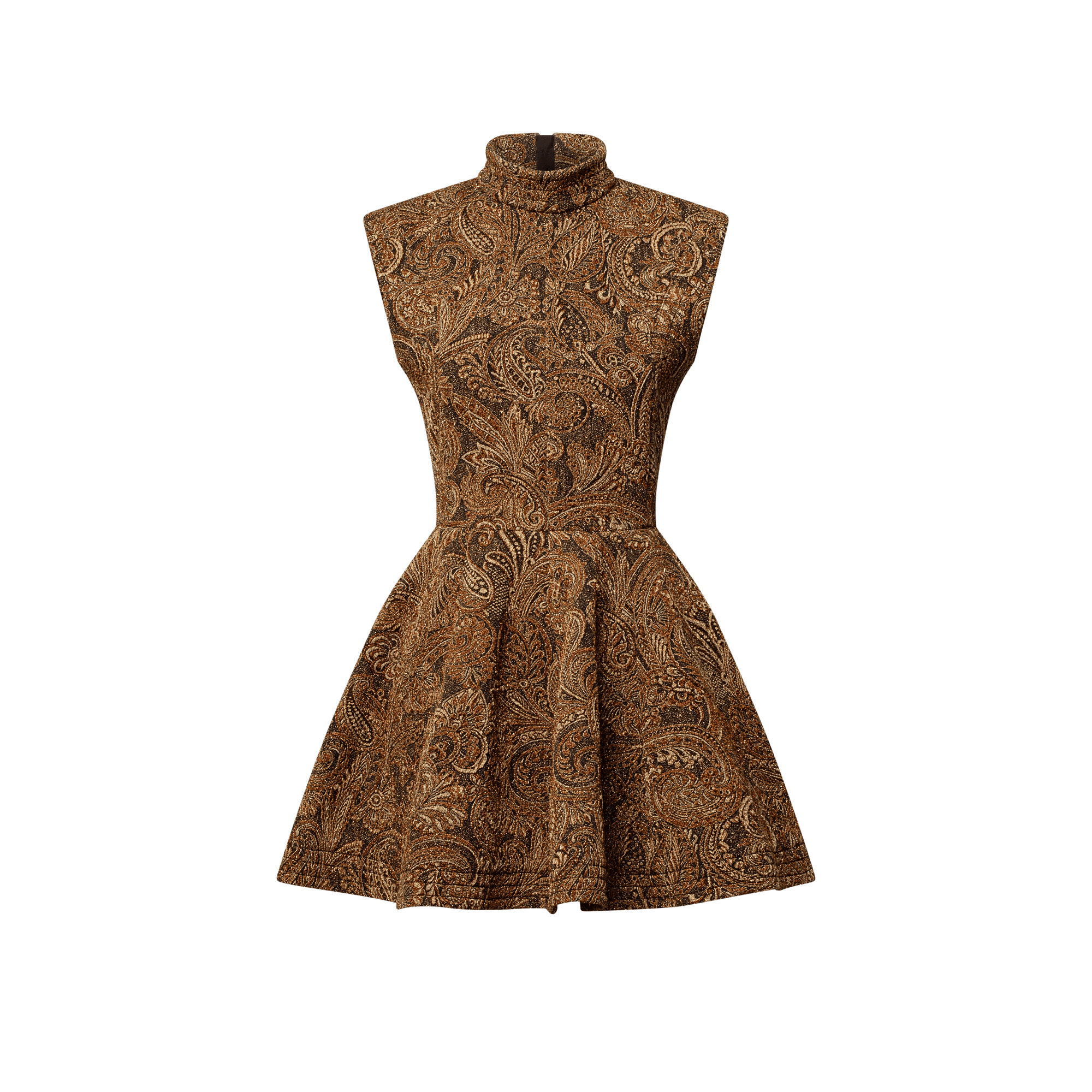 ルレックス ジャカード Aライン ドレス - 画像 (2)