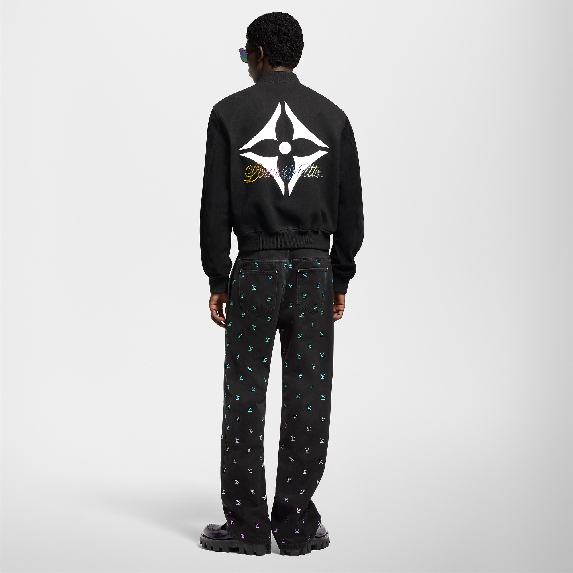 LV ブラゾン グラディエント エンブロイダリーデニムスケートパンツ - 画像 (5)