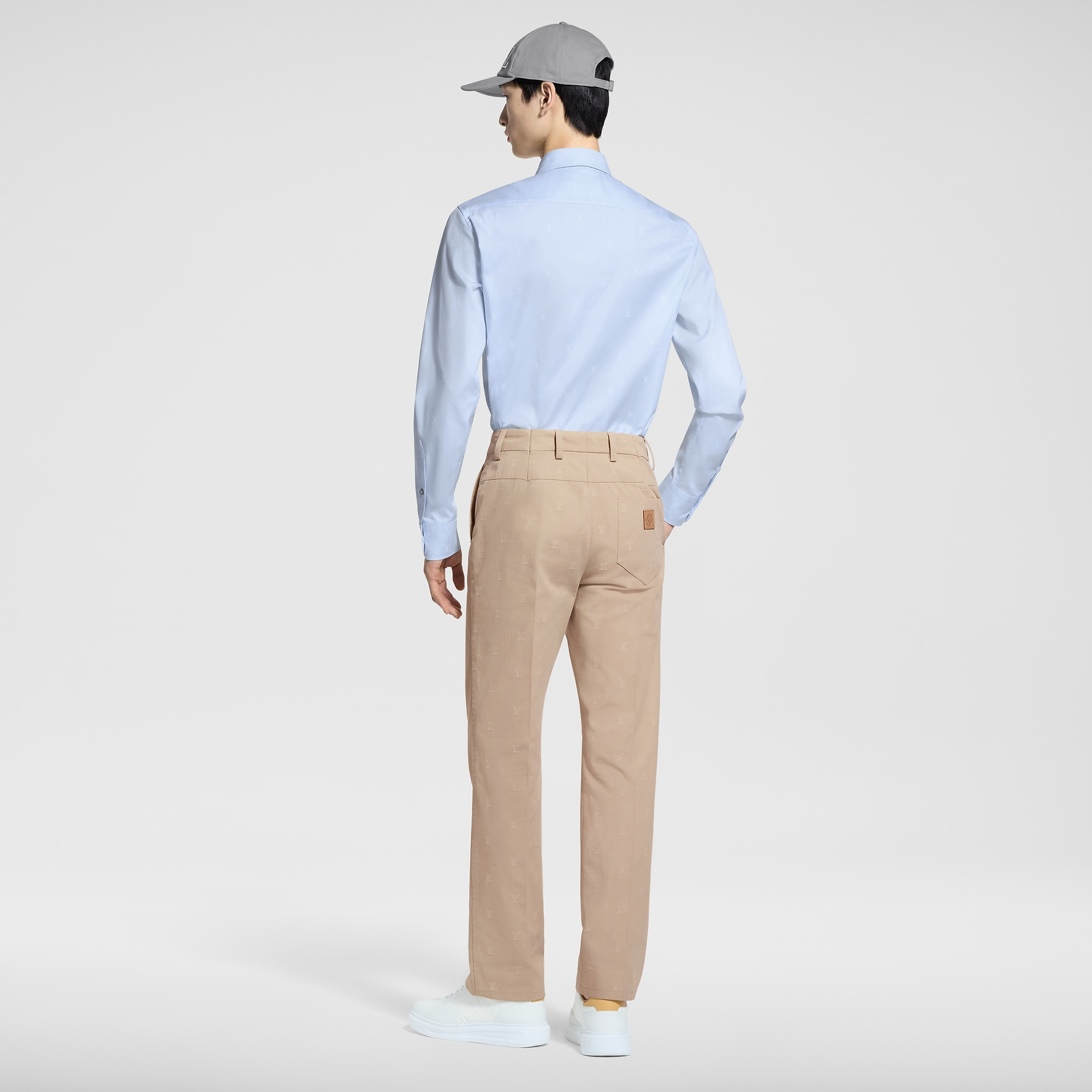 プリントコットンロングスリーブオックスフォードシャツ - 画像 (5)