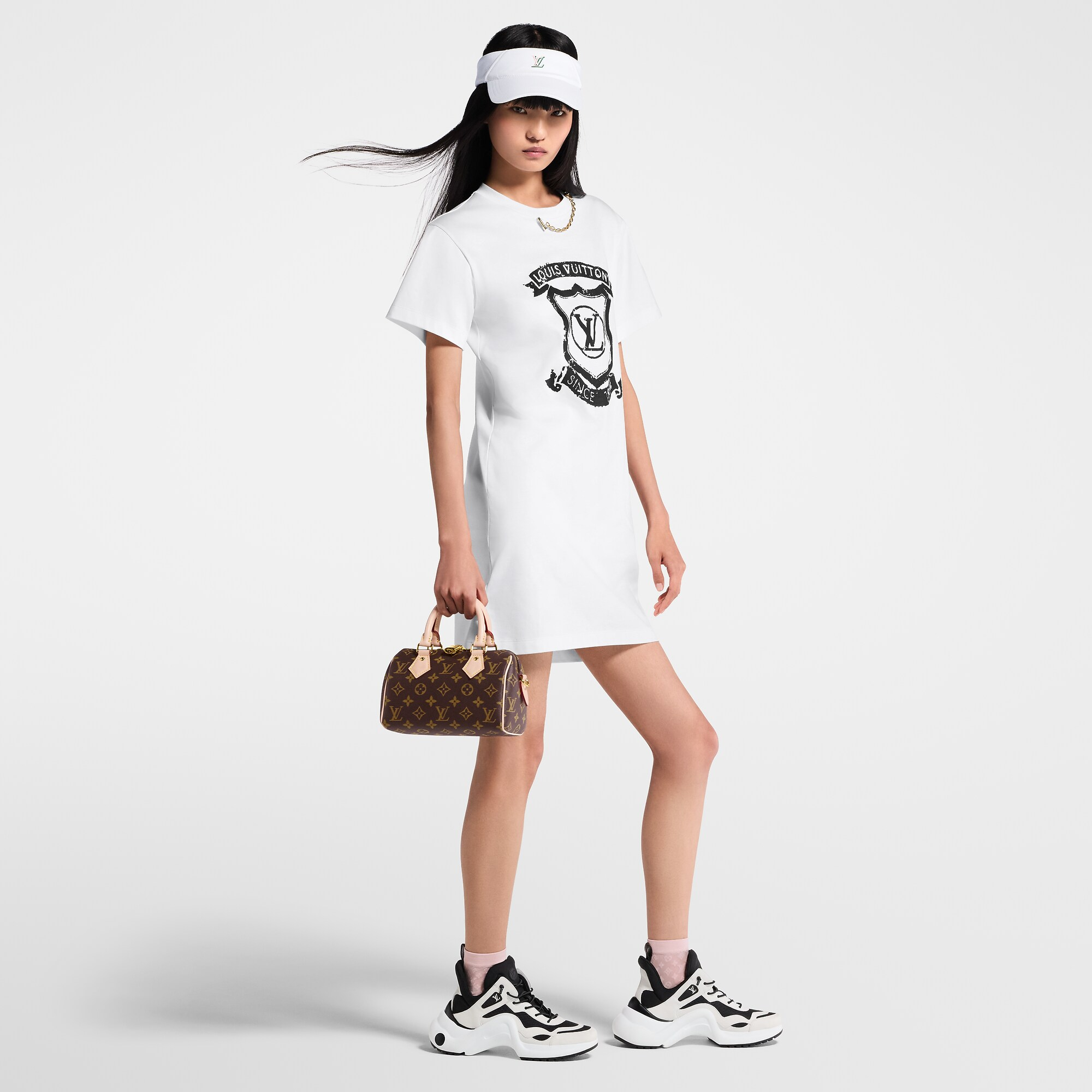 LV クレスト Tシャツドレス