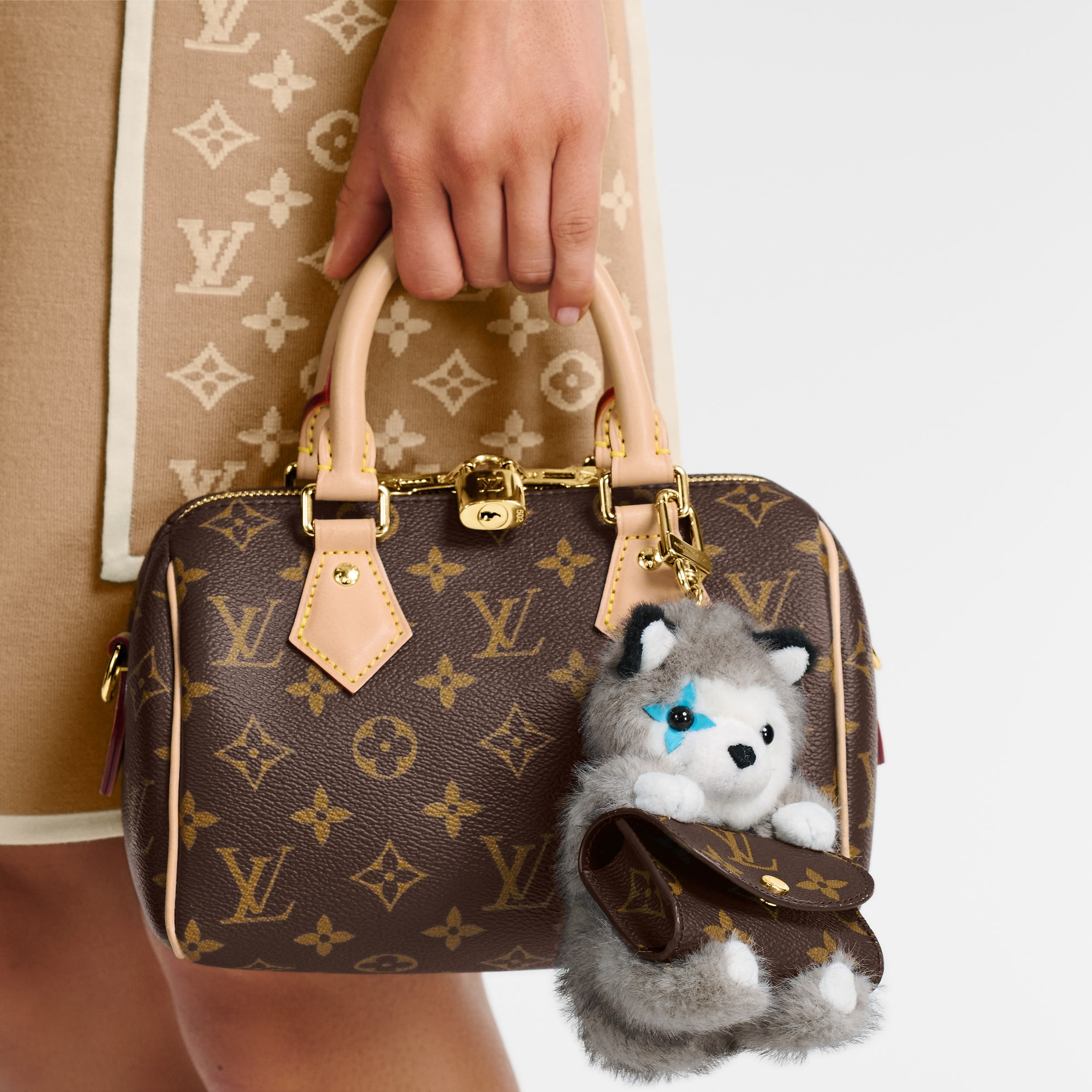 バッグチャーム･LV キュート ハスキー