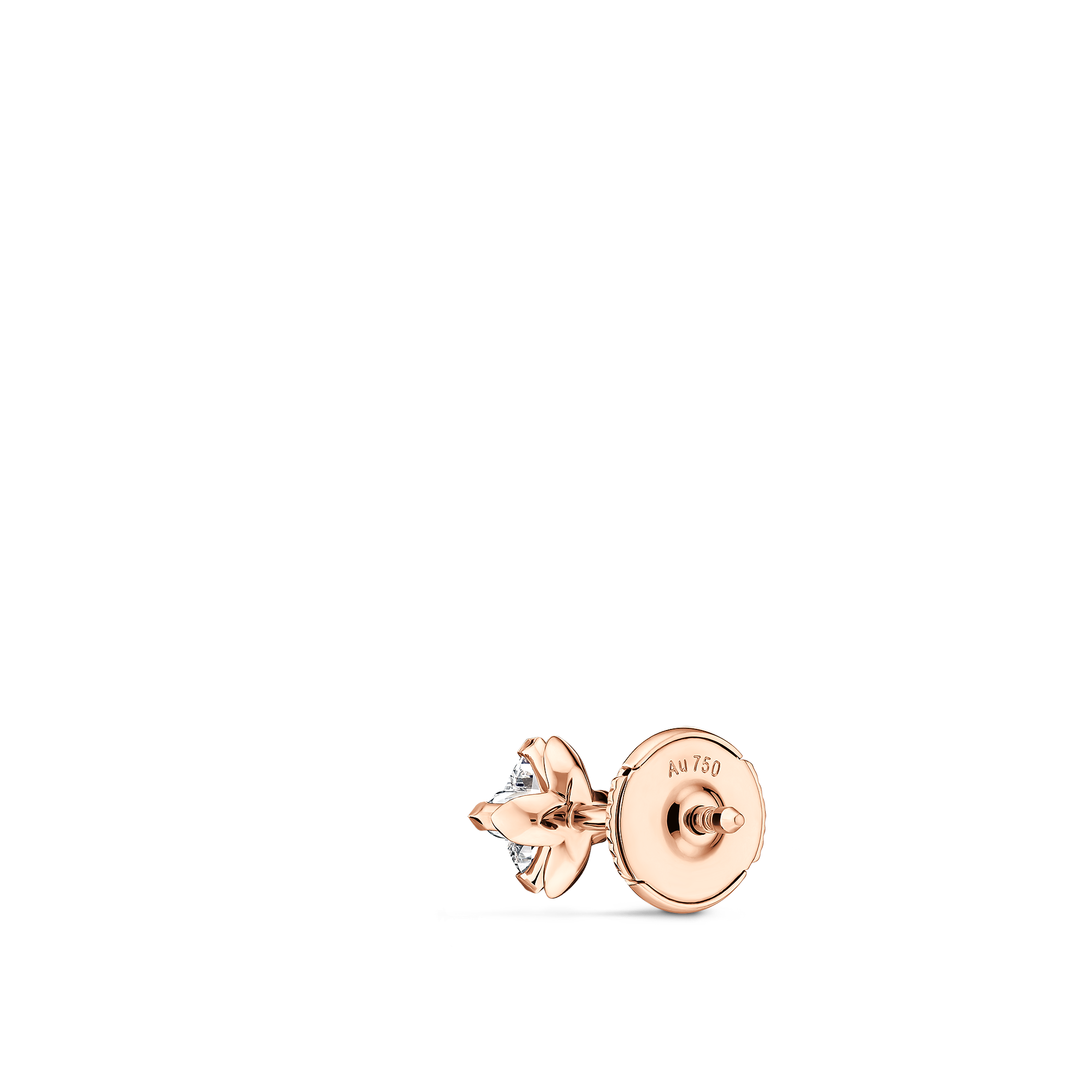 LV ダイヤモンド ピアス スター (ピンクゴールド×LV モノグラムスターカットダイヤモンド×ダイヤモンド) 単品 - 画像 (3)