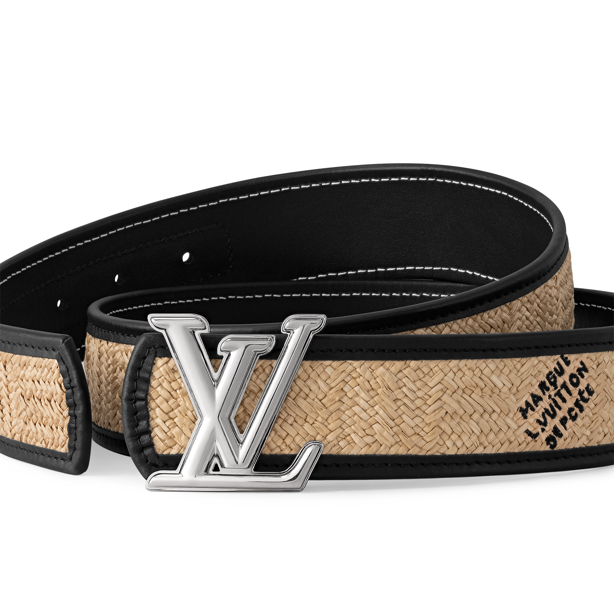 ベルト・LV ディメンション ラフィア 40MM リバーシブル - 画像 (3)
