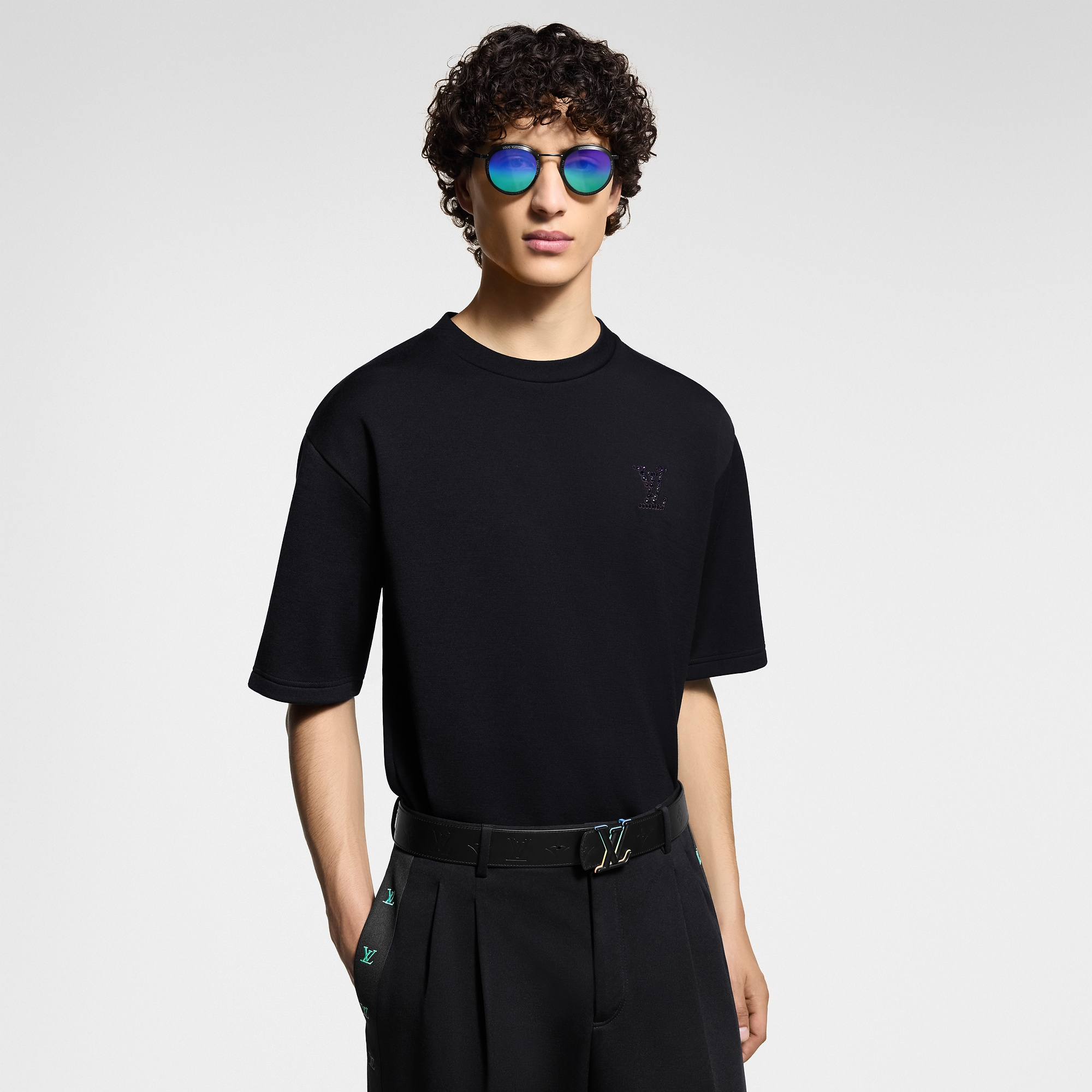 LV エンベリッシュド ジャージーTシャツ - 画像 (2)