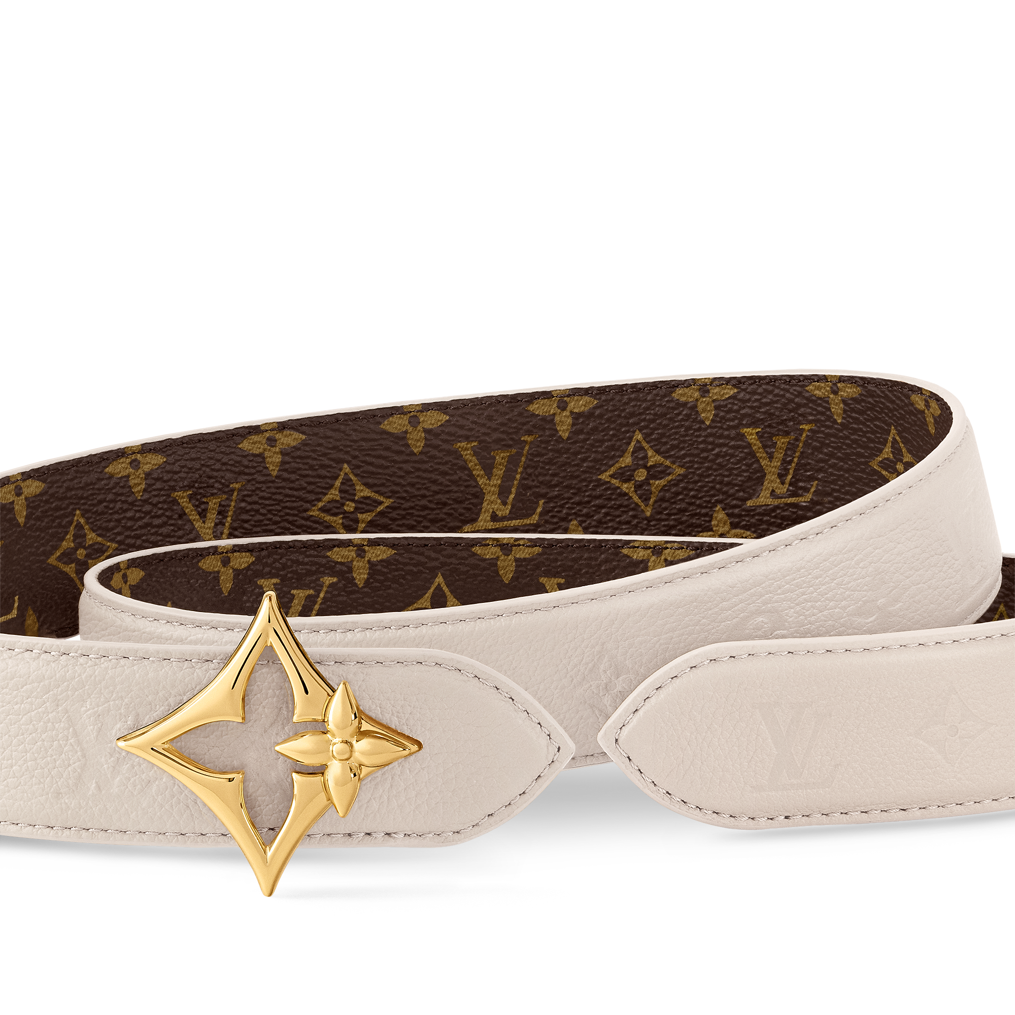 ベルト・LV フラワーグラム 30MM リバーシブル - 画像 (2)