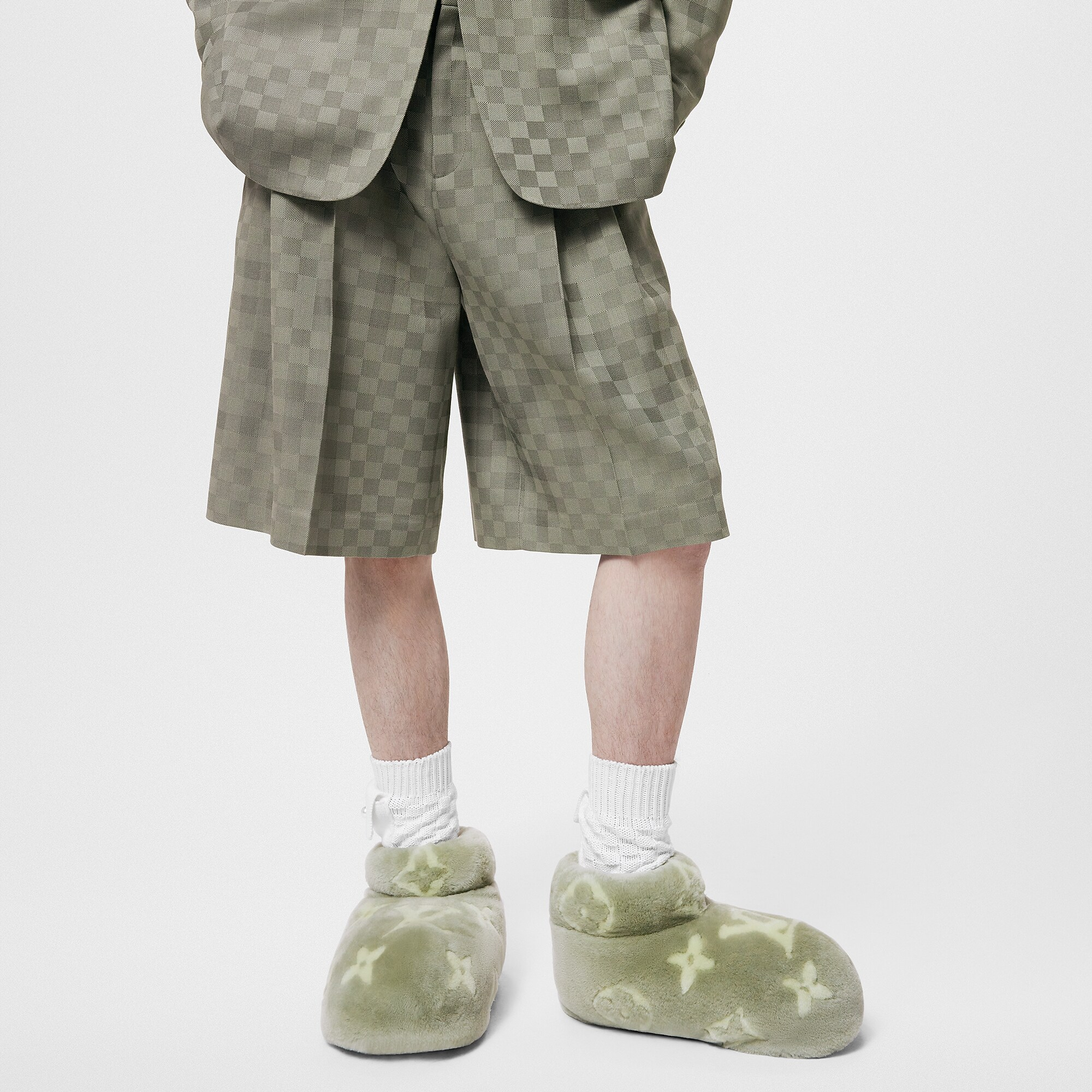 LV フットプリント アンクルブーツ