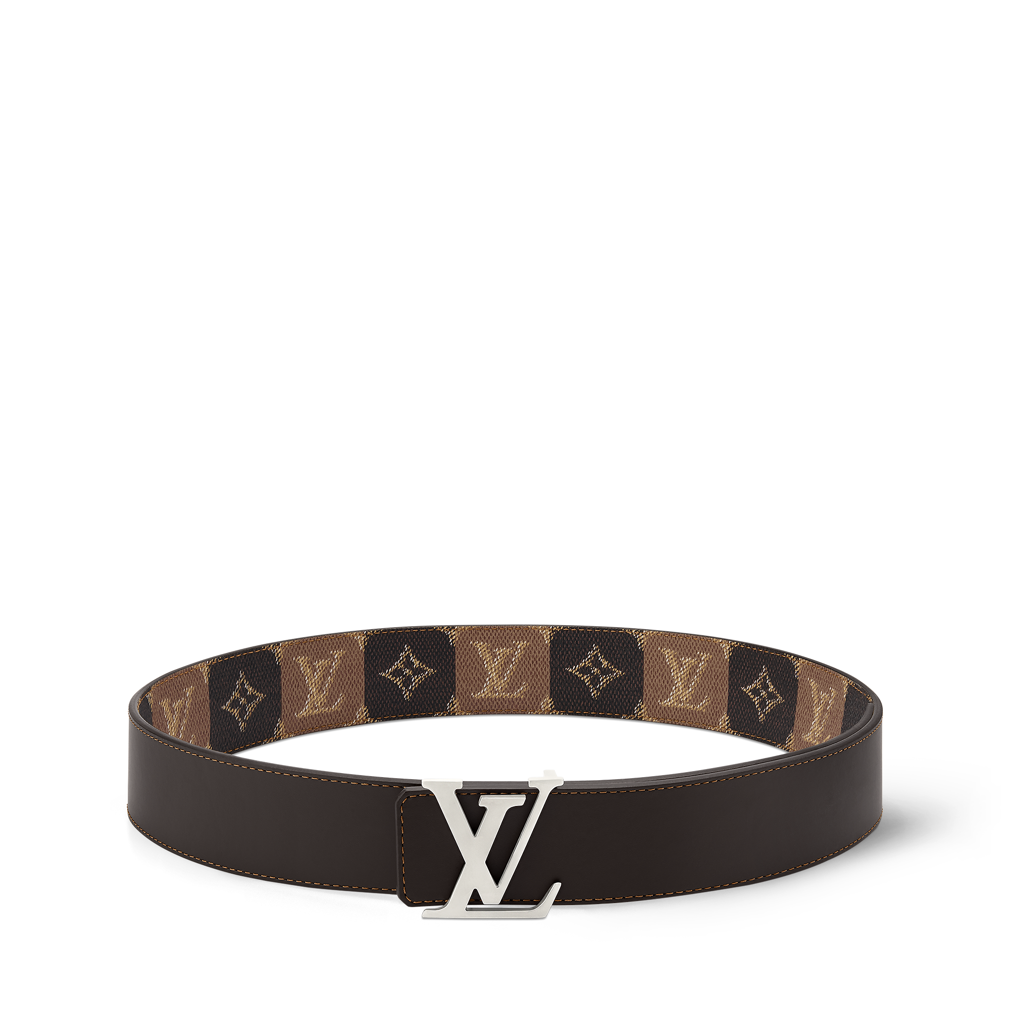 ベルト・LV イニシャル カレッジ モノグラム・ヘリテージ 40MM リバーシブル - 画像 (4)