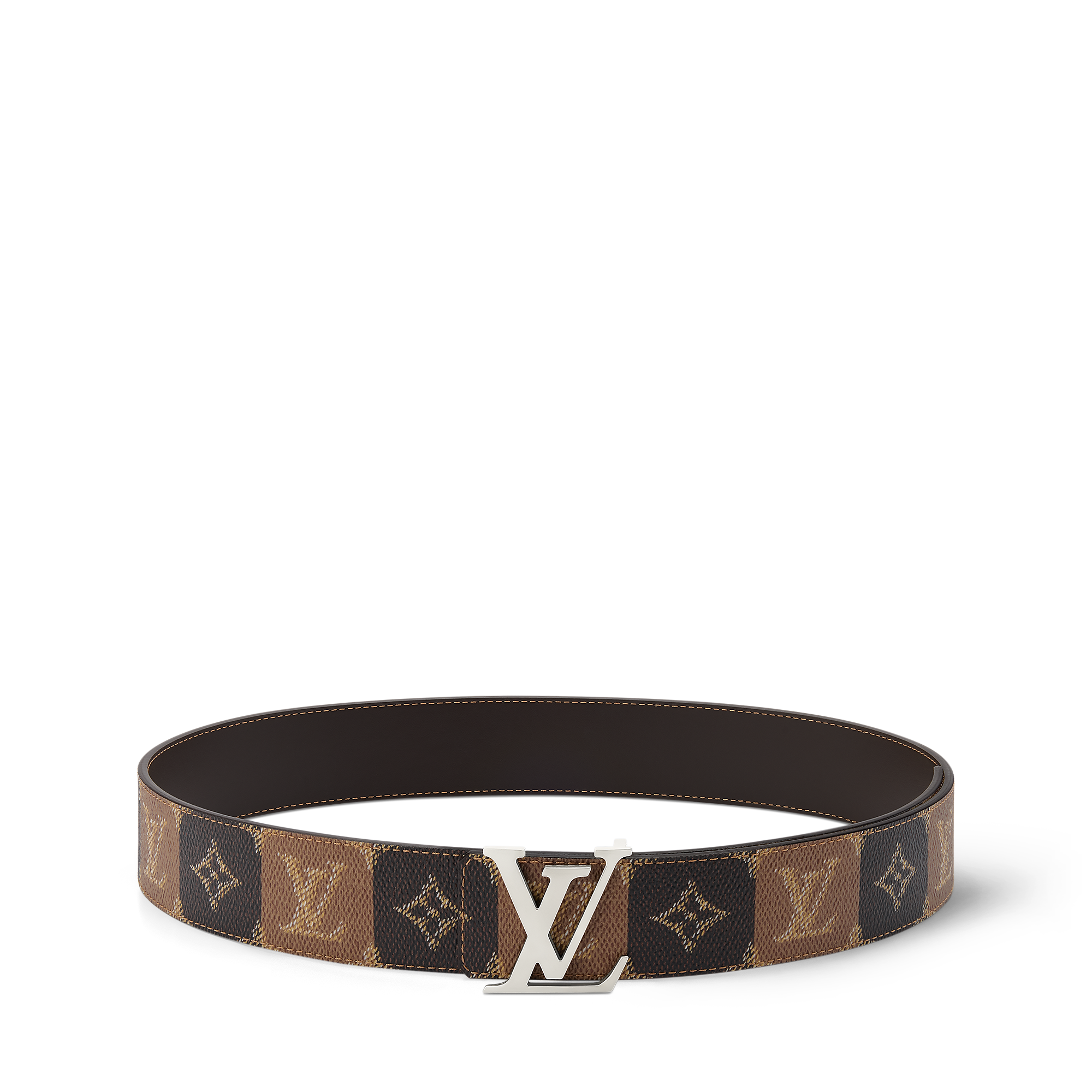 ベルト・LV イニシャル カレッジ モノグラム・ヘリテージ 40MM リバーシブル - 画像 (2)