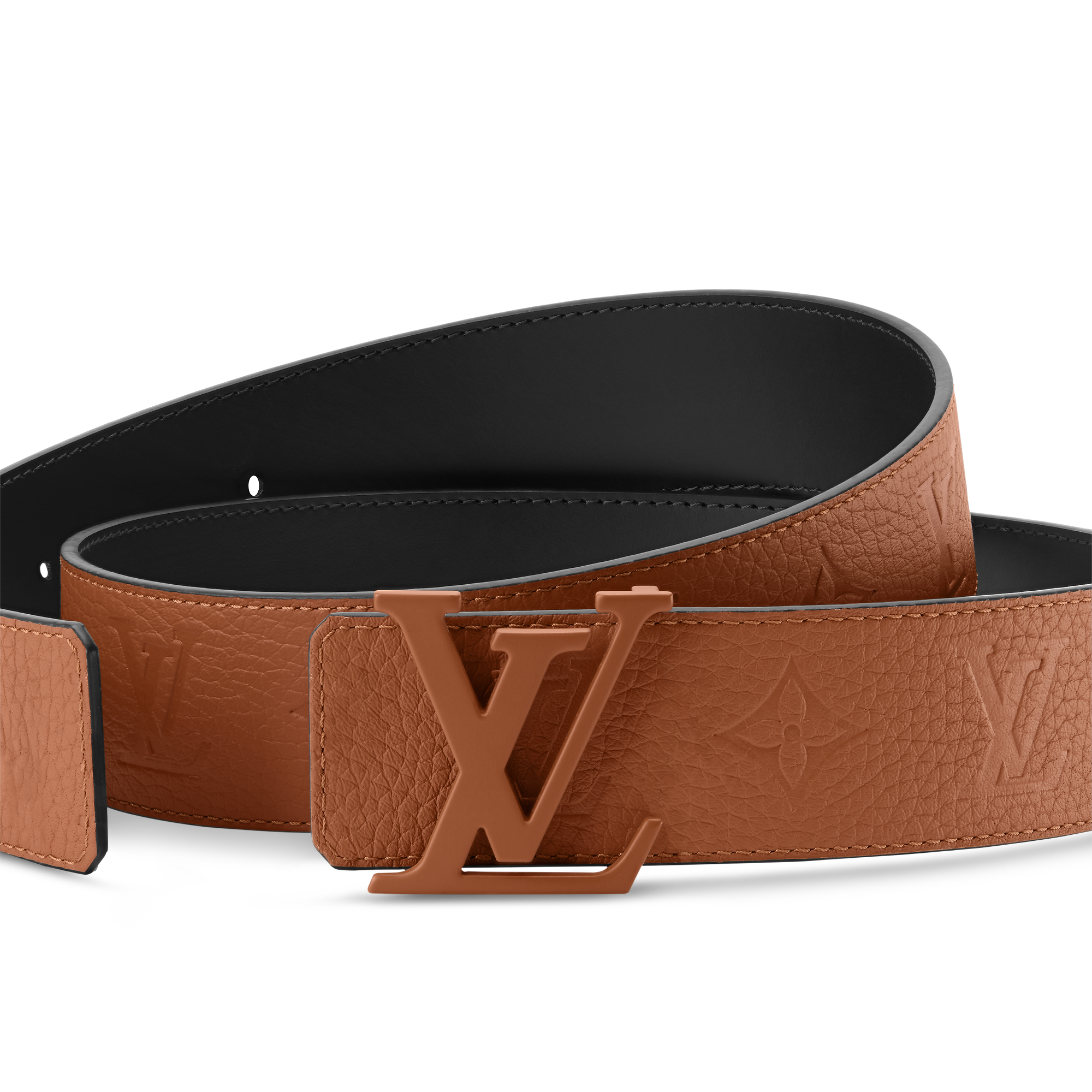 ベルト・LV イニシャル トリヨン モノグラム 40MM リバーシブル - 画像 (3)