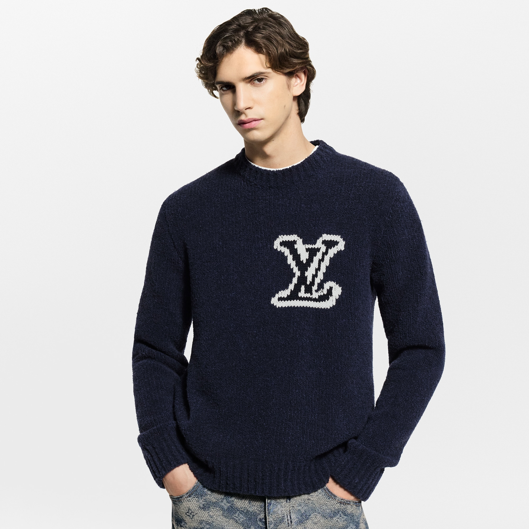 LV インターシャ クルーネック - 画像 (3)