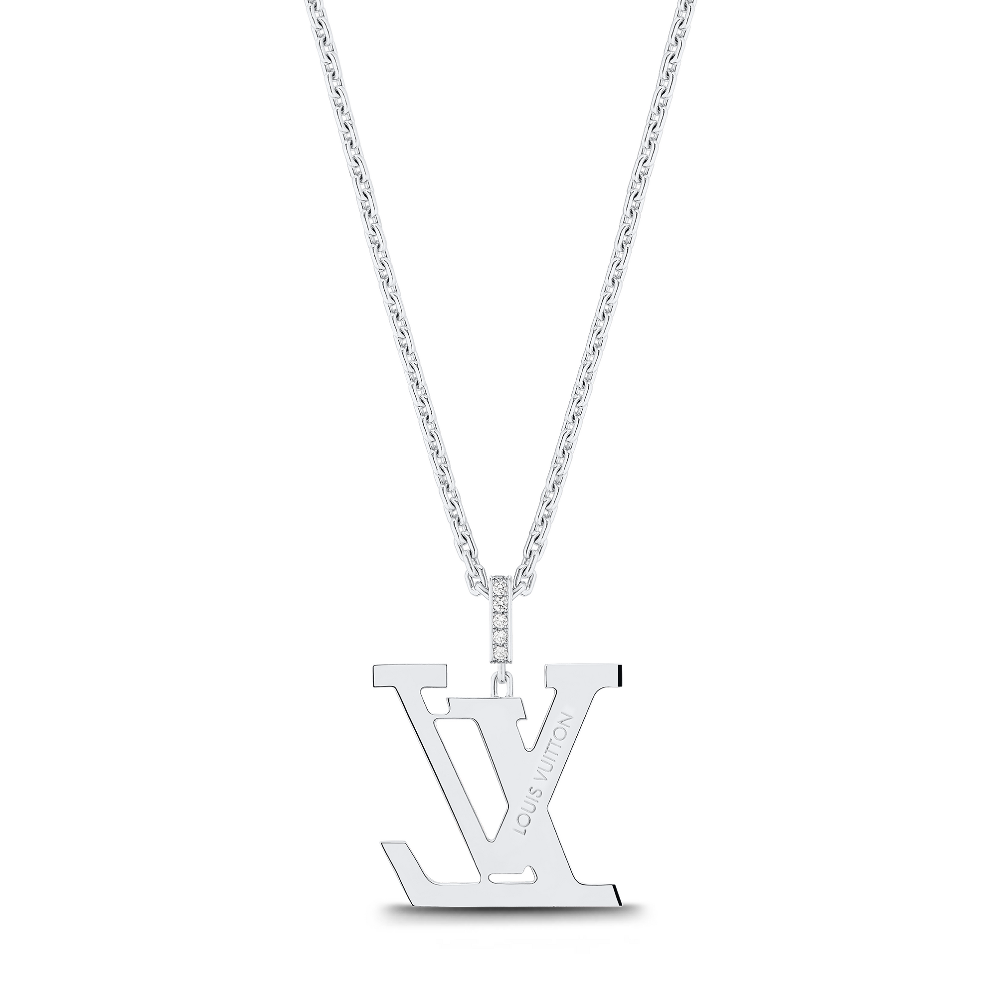 ペンダント LV XL レインボー (ホワイトゴールド×カラーストーン) - 画像 (5)