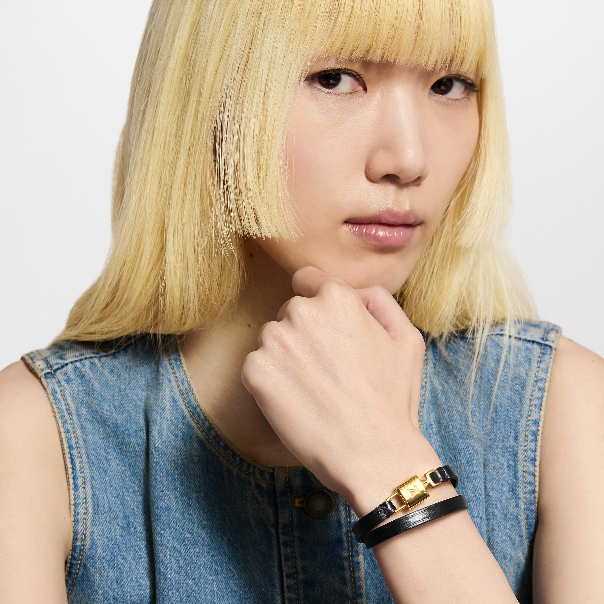 ブレスレット・LV パドロック ダブルツアー