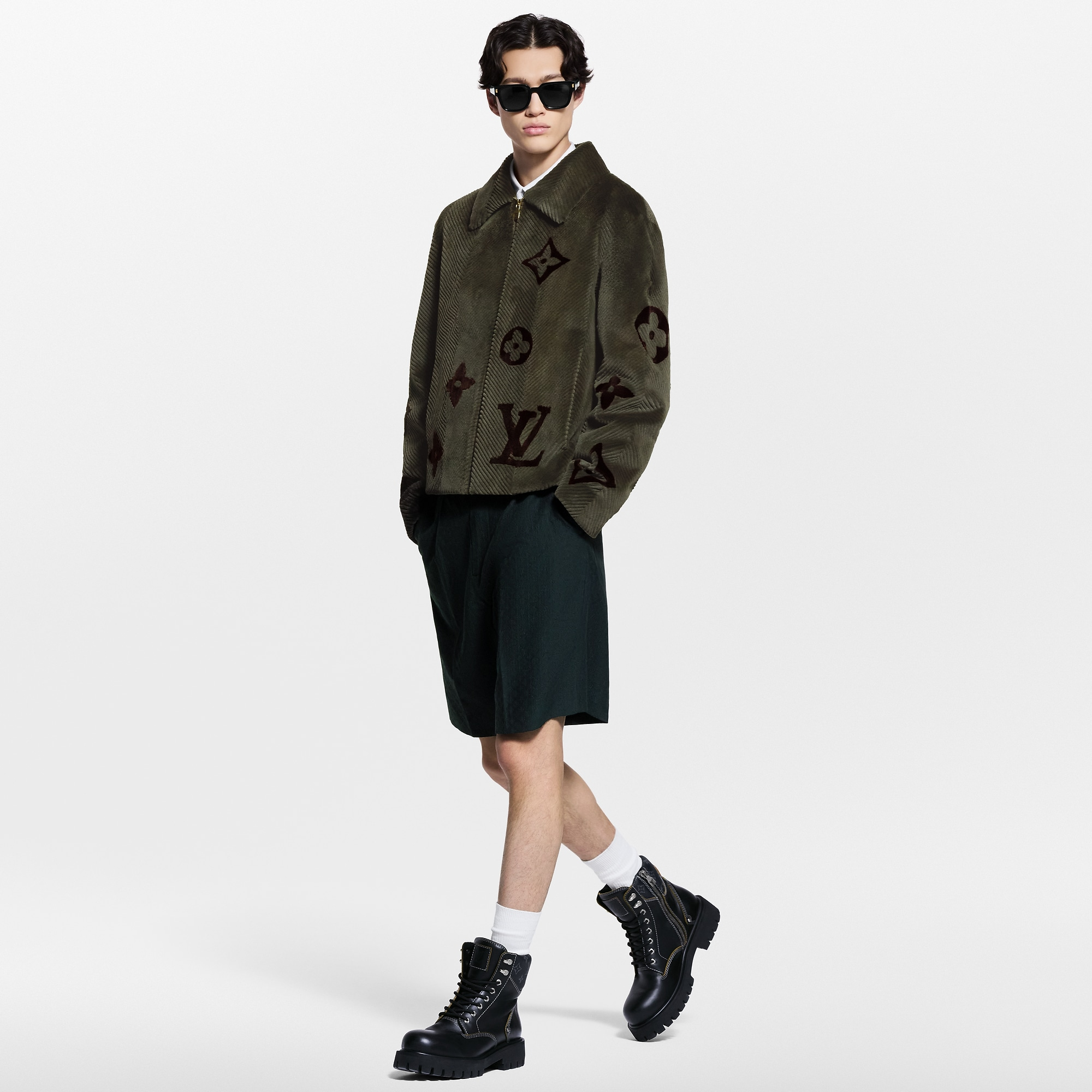 LV リミックス コンバットブーツ