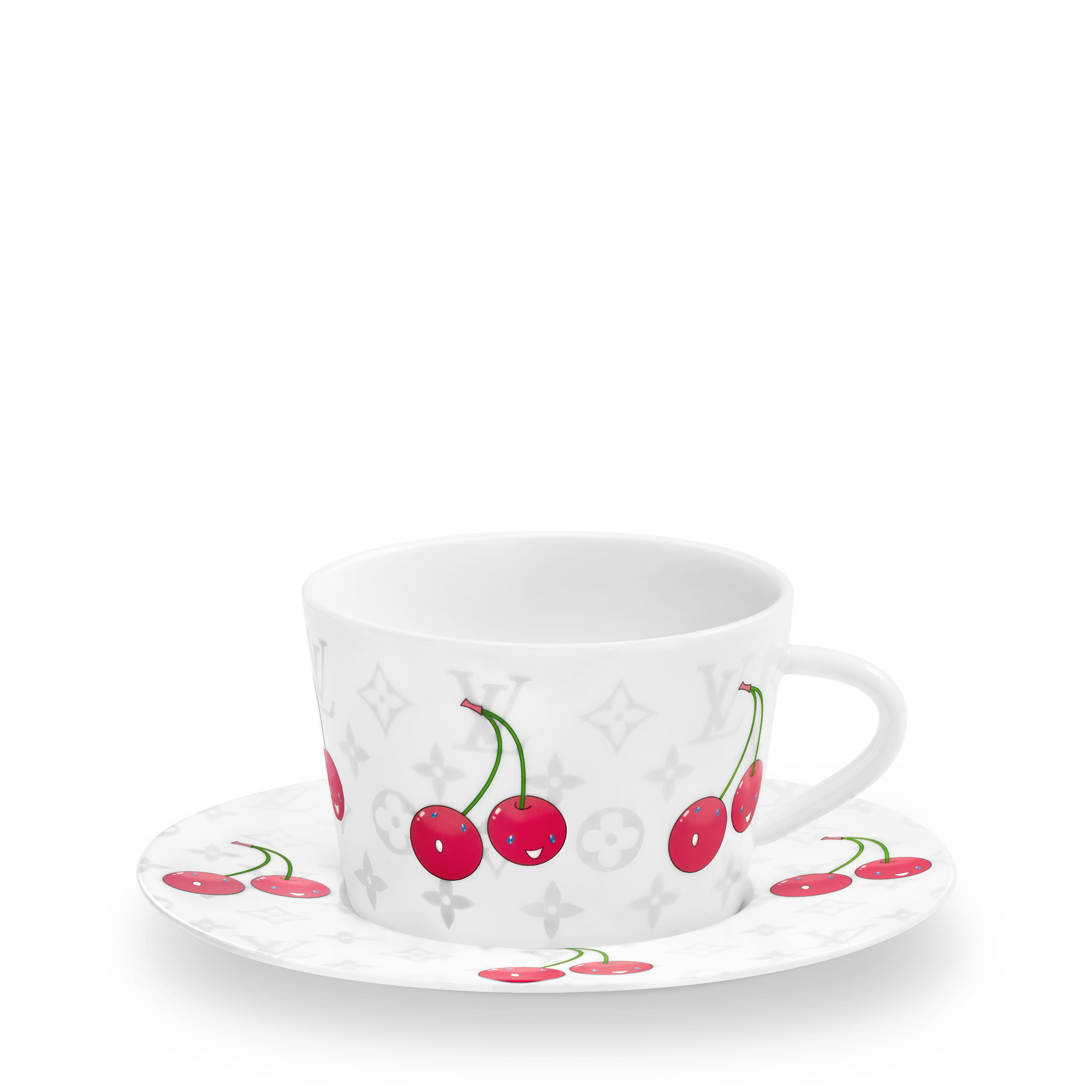 LV × TM Set of 2 Teacups and Saucers