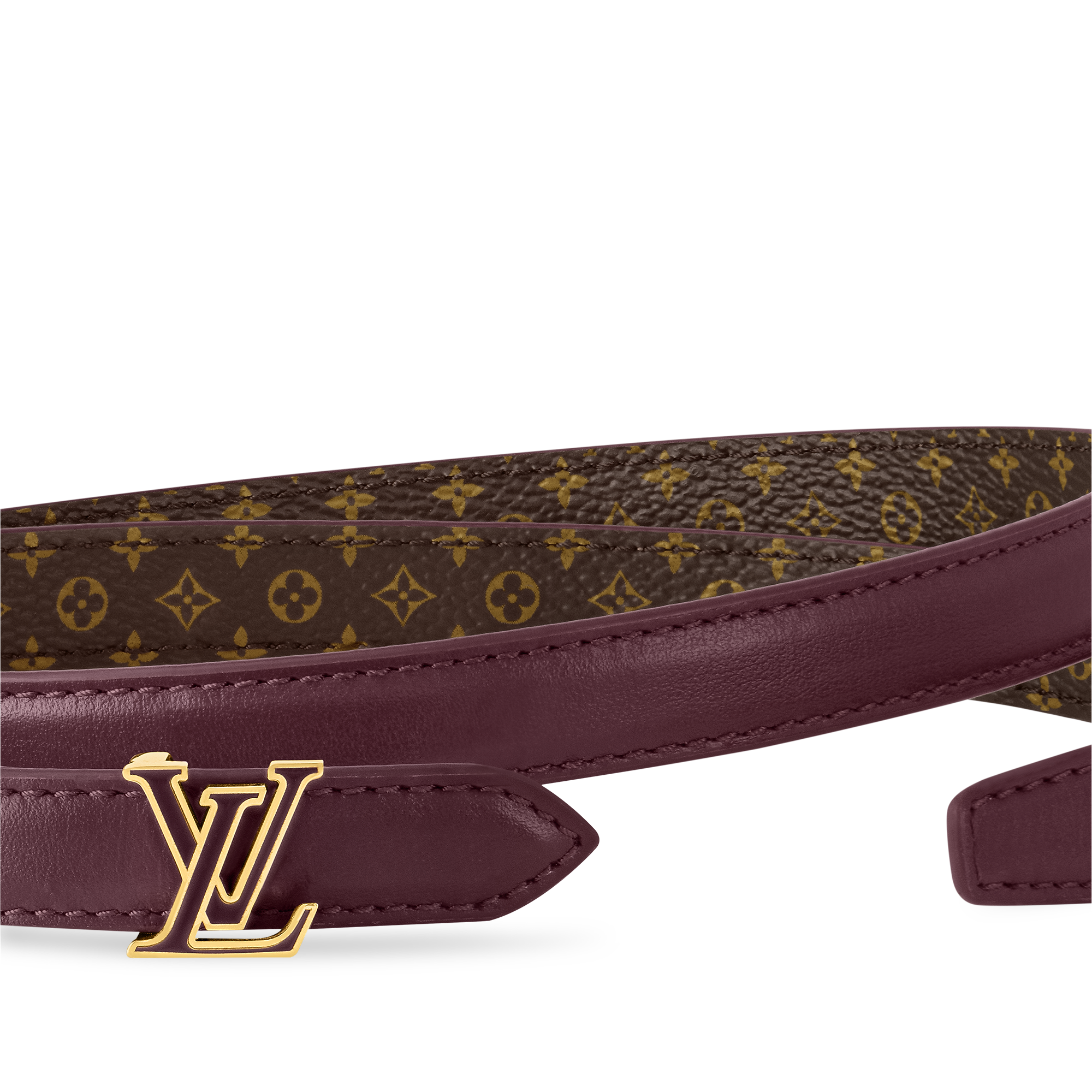 ベルト・ミニ LV エナメル 15MM リバーシブル - 画像 (2)