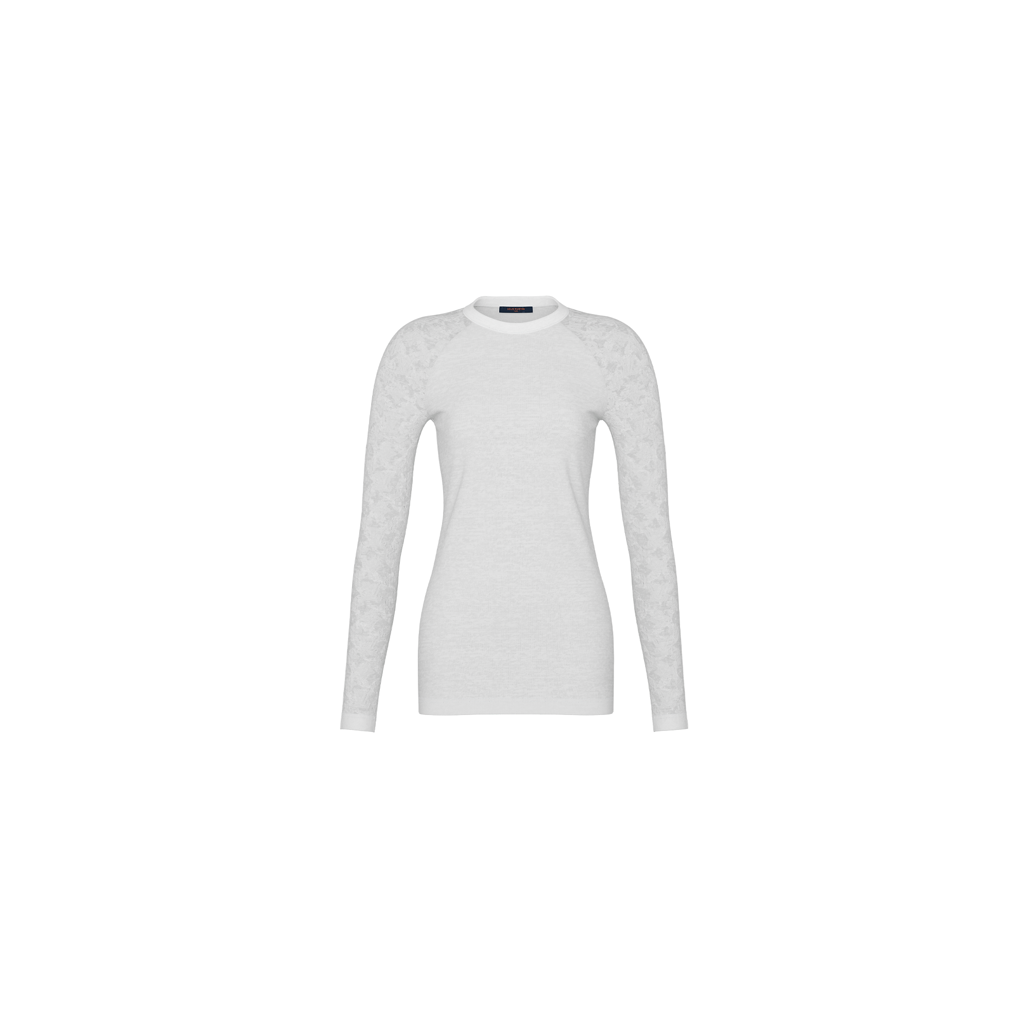 モノグラム アクセント ロングスリーブトップ - 画像 (2)