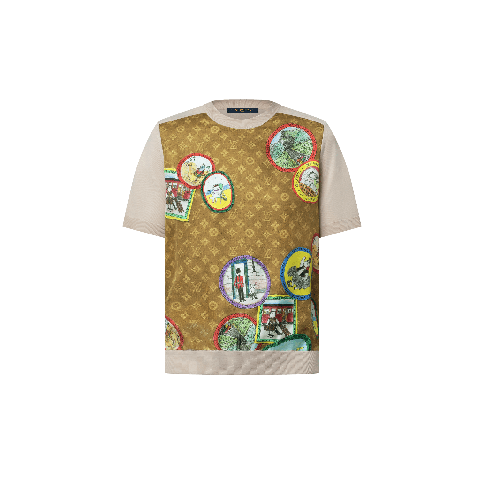 モノグラム キャットスタンプ ニットトップ - 画像 (2)