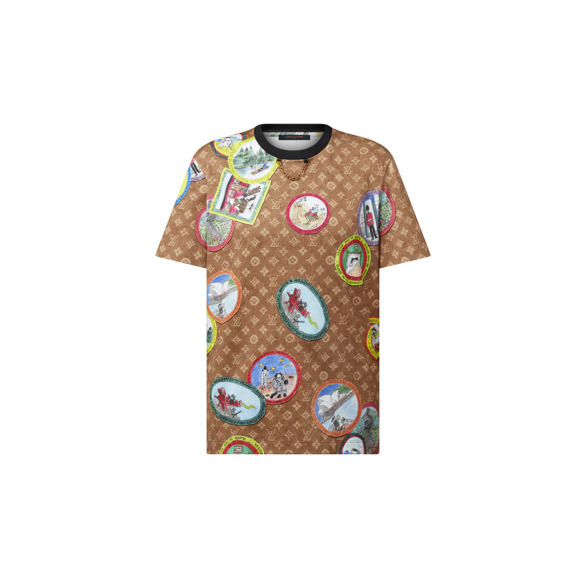 モノグラム キャットスタンプTシャツ