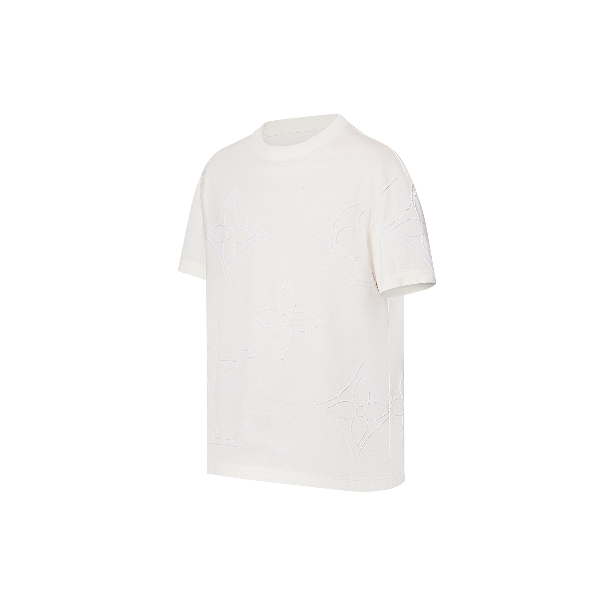 モノグラムエンブロイダードコットンTシャツ - 画像 (2)