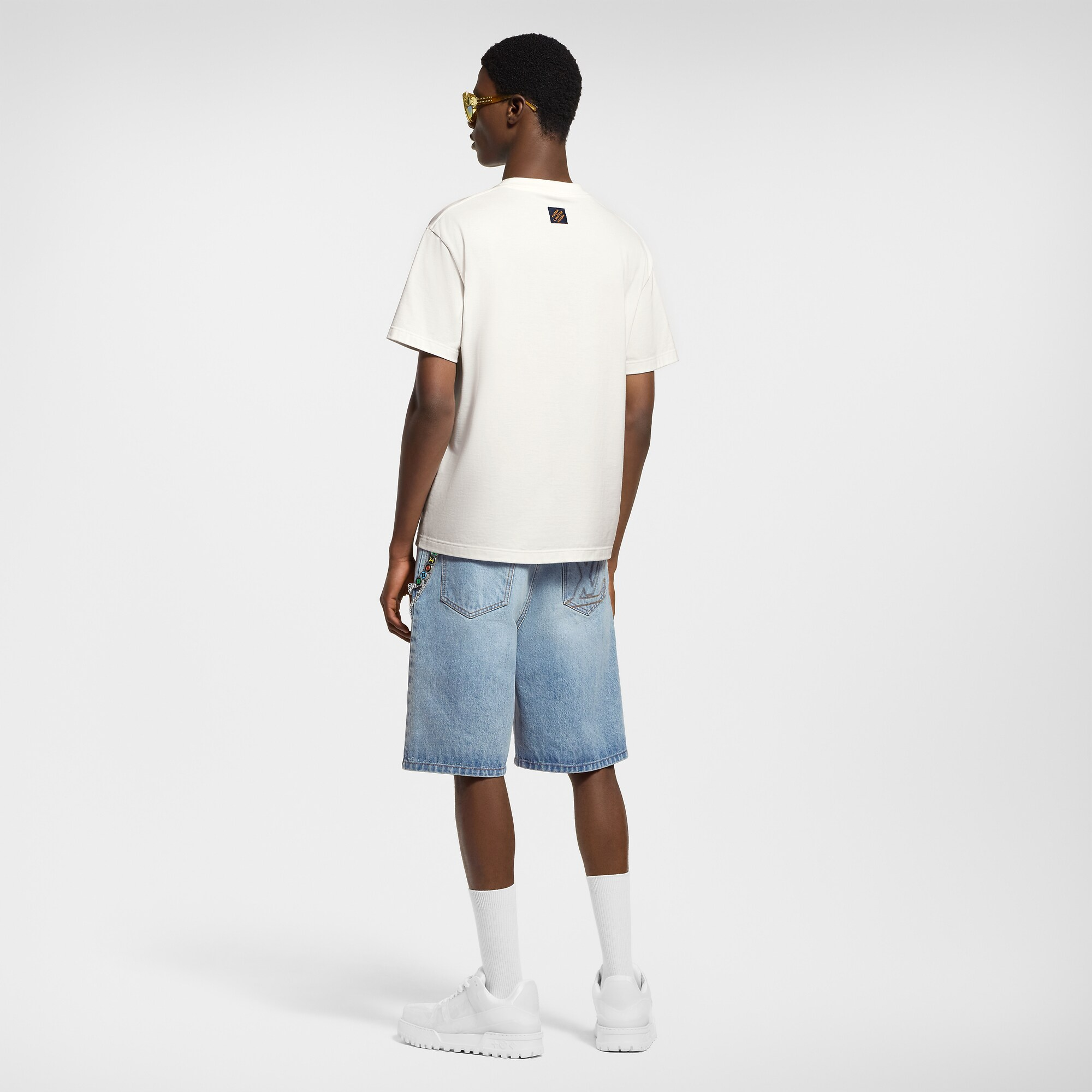 モノグラム フラワー 3DグラディエントプリントTシャツ - 画像 (5)