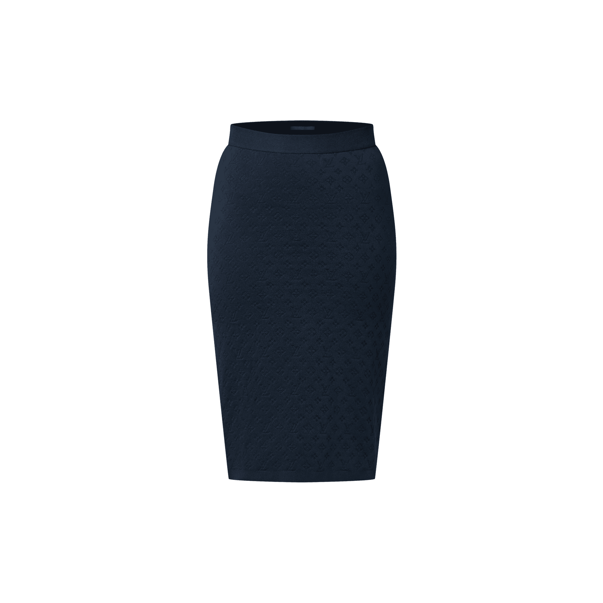 モノグラム ジャカード ニットスカート