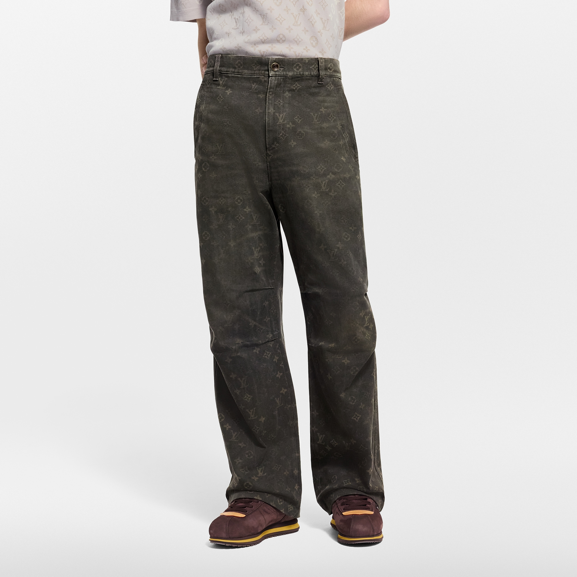 モノグラム ワックス デニムパンツ - 画像 (3)