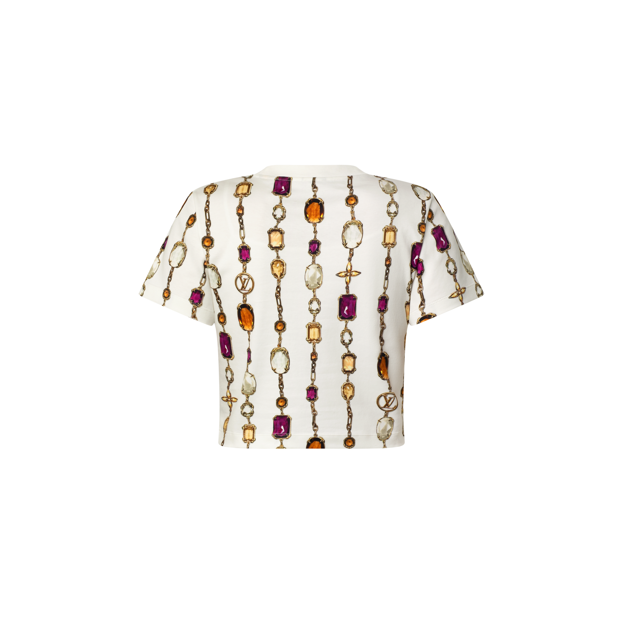 ネックレスプリント クロップトップ - 画像 (4)