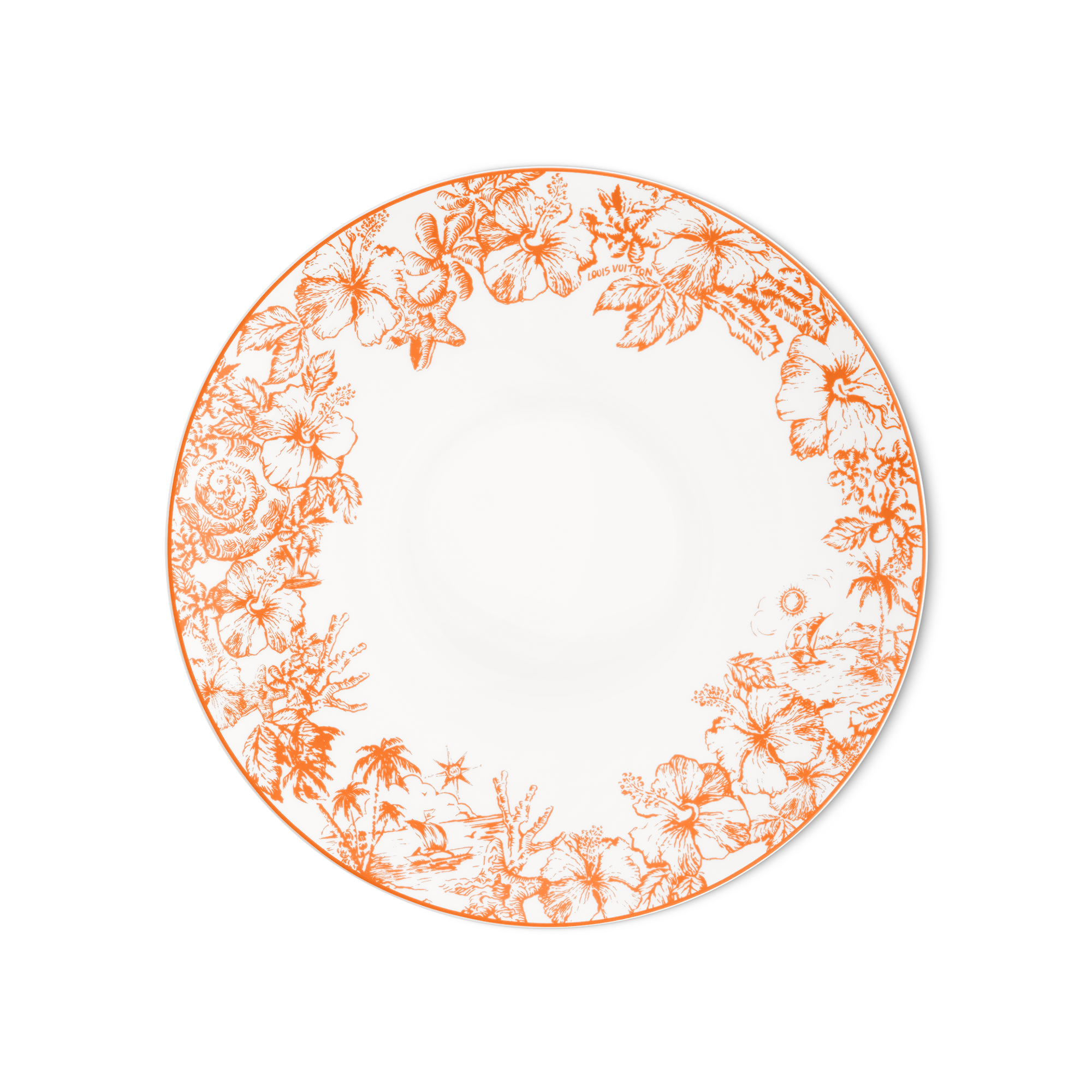 Set Of 2 Dinner Plates LV By The Pool