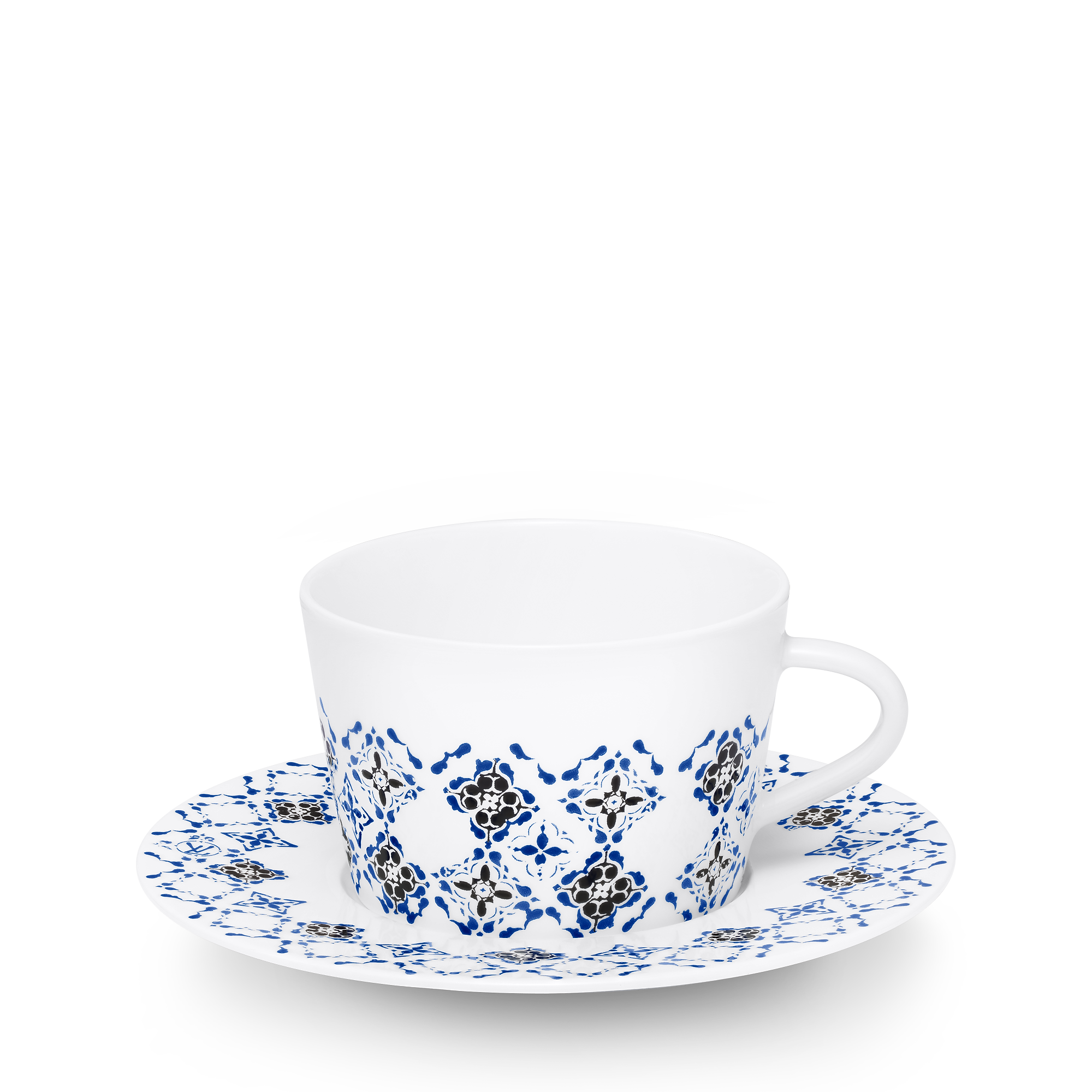 Set Of 2 Teacups and Saucers LV By The Pool