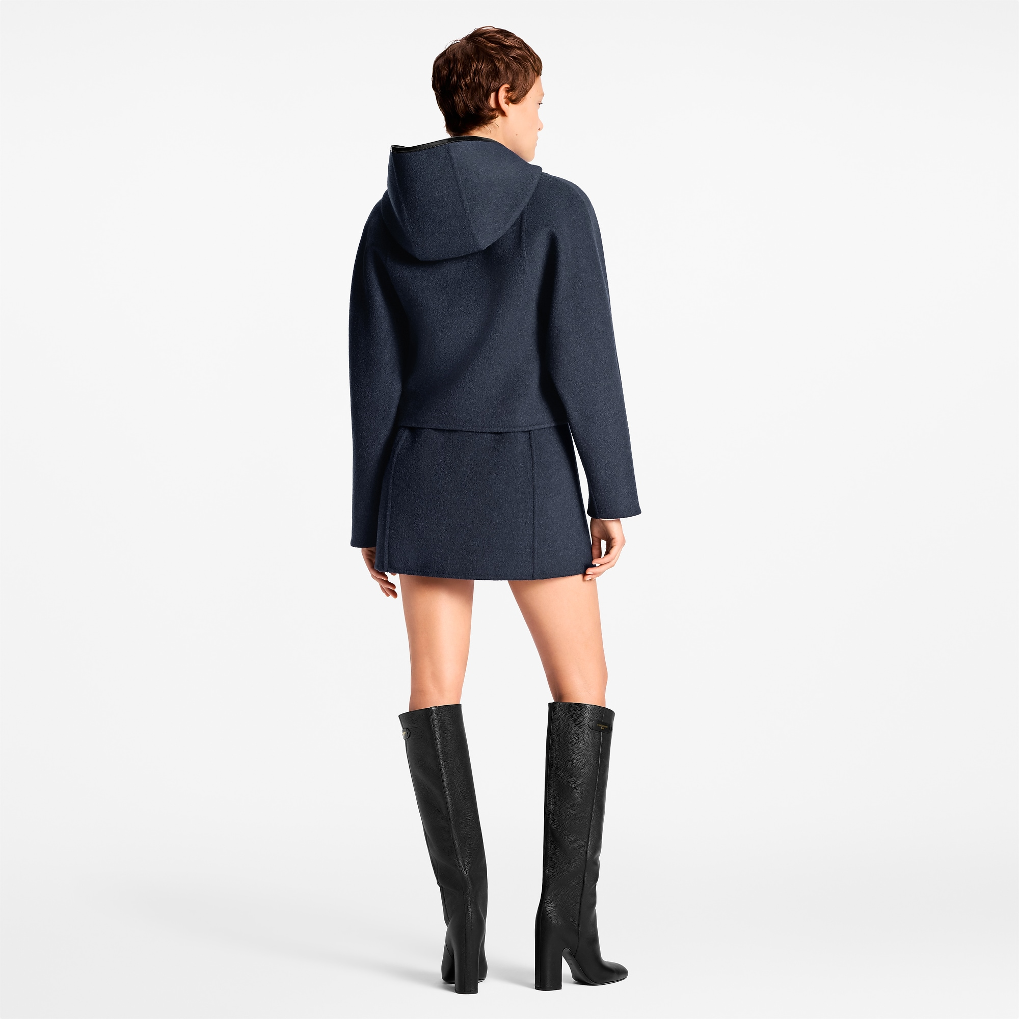 ショートフーデッド ダッフルコート - 画像 (5)