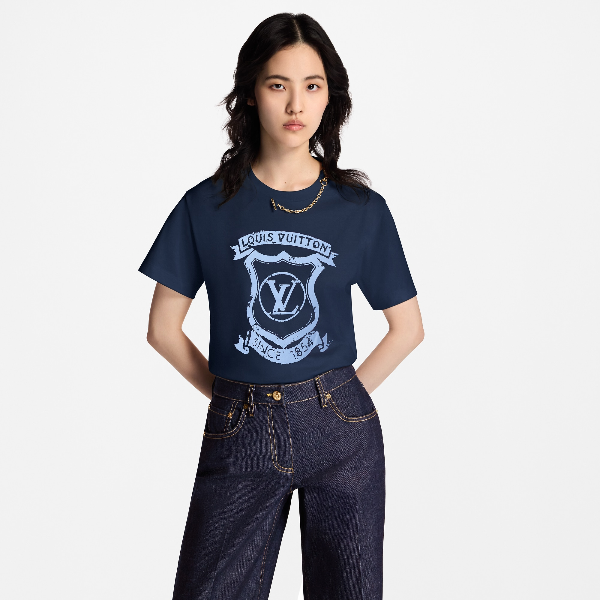 Tシャツ ウィズ LV クレスト - 画像 (5)