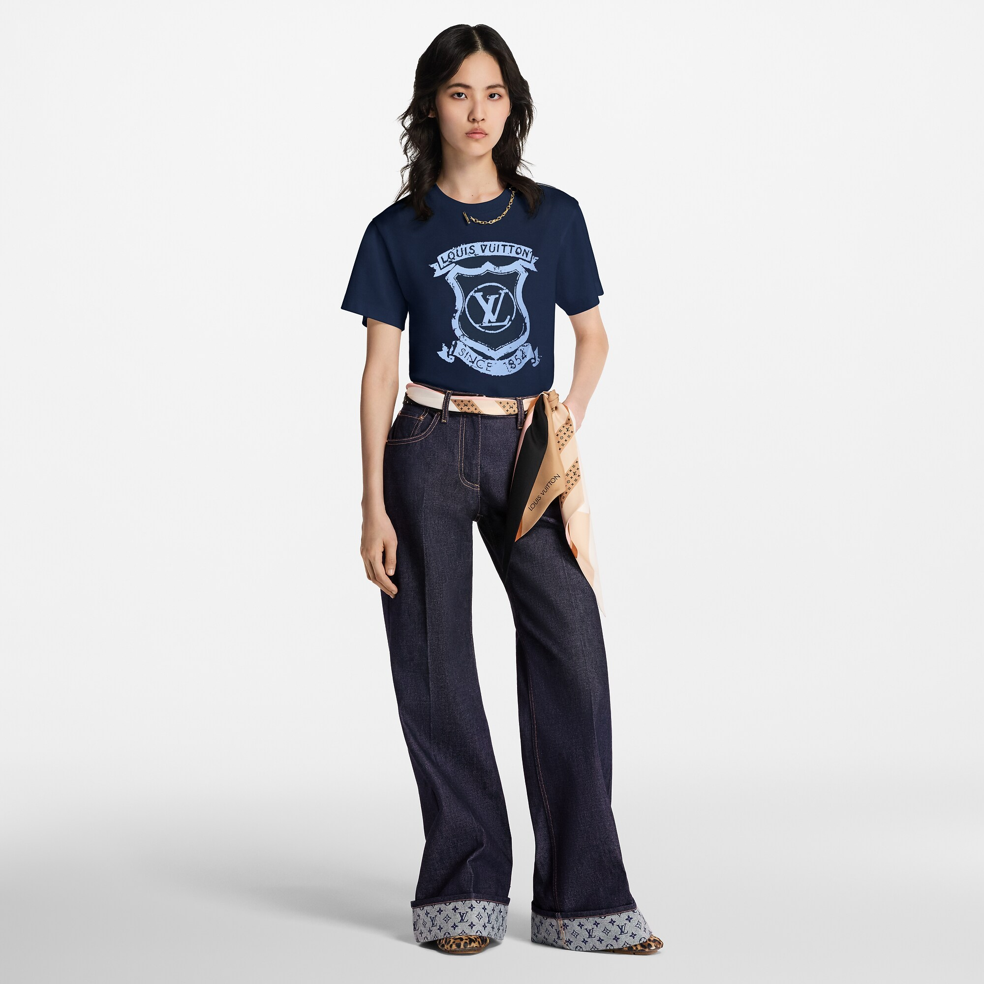 Tシャツ ウィズ LV クレスト