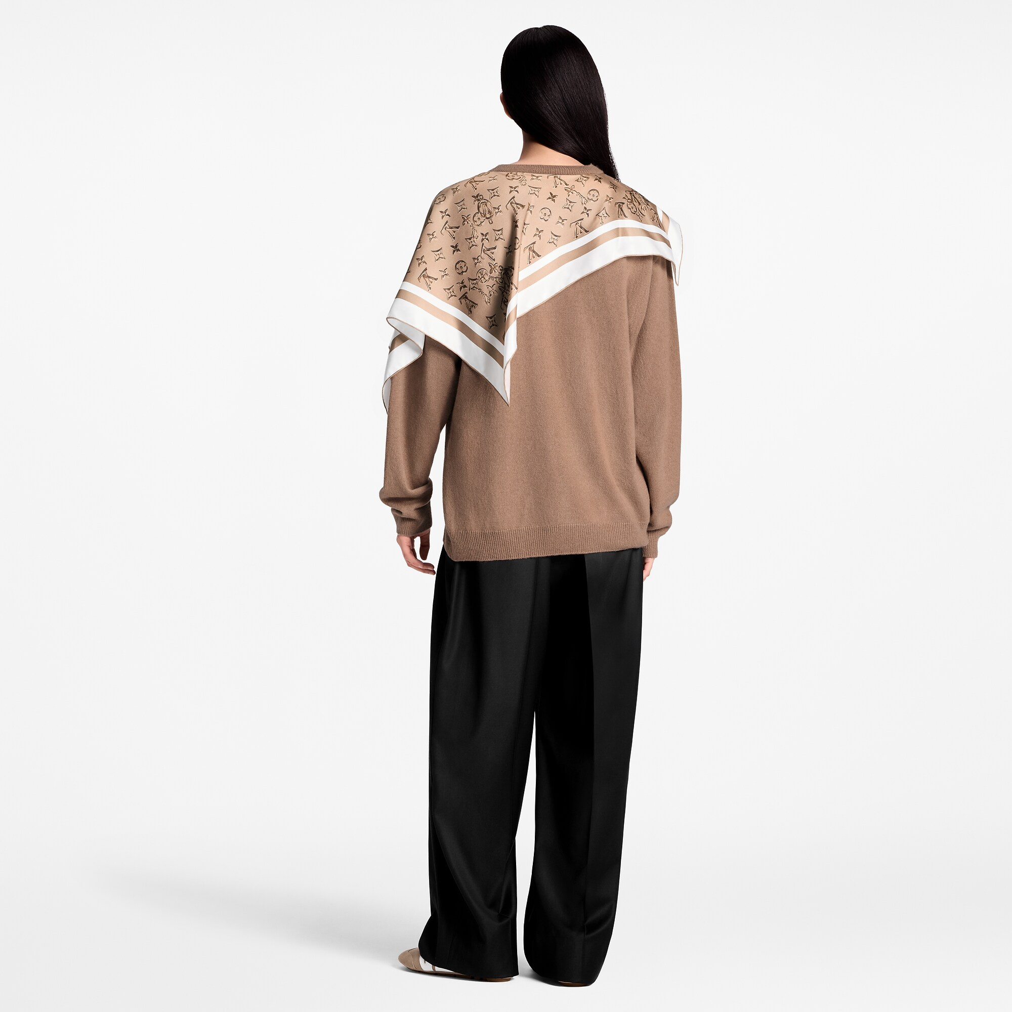 テーラード ワイドレッグ ウールパンツ - 画像 (5)