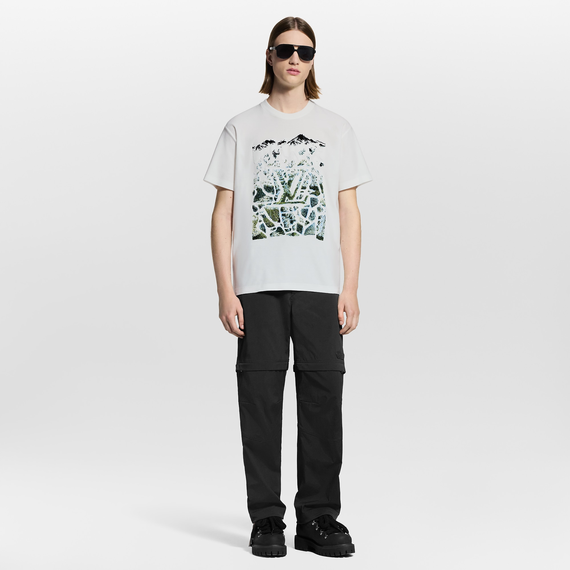 ベルベット ジャカードショートスリーブTシャツ